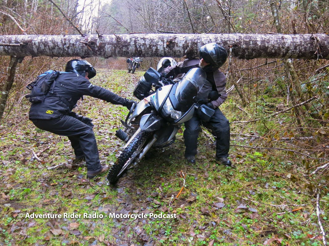 Sometimes with a little help you can slip under a snag.