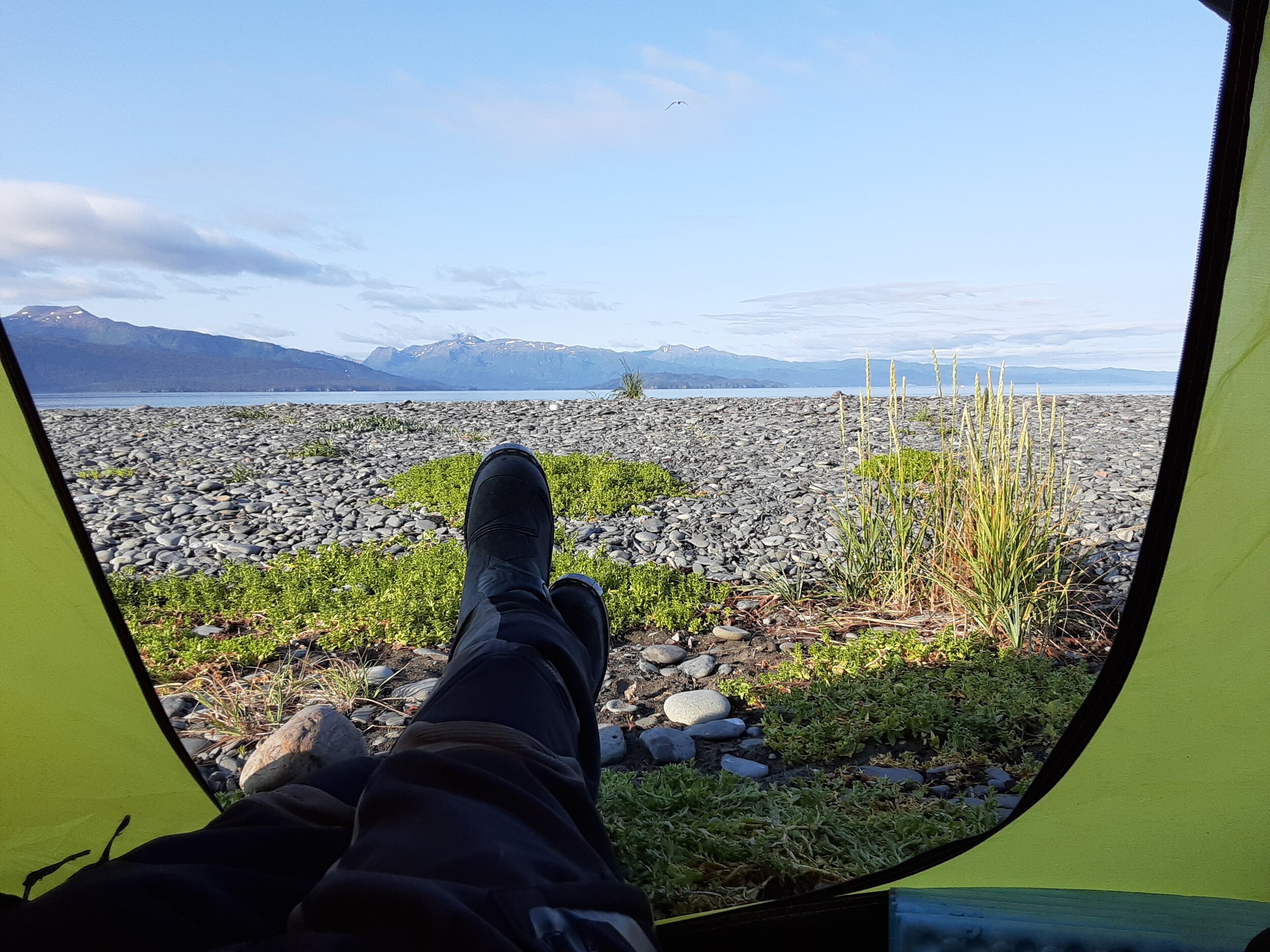 Tent-Beach-Alaska-Donovan-Lucibello-Adventure-Rider-Radio-Motorcycle-Podcast.jpg