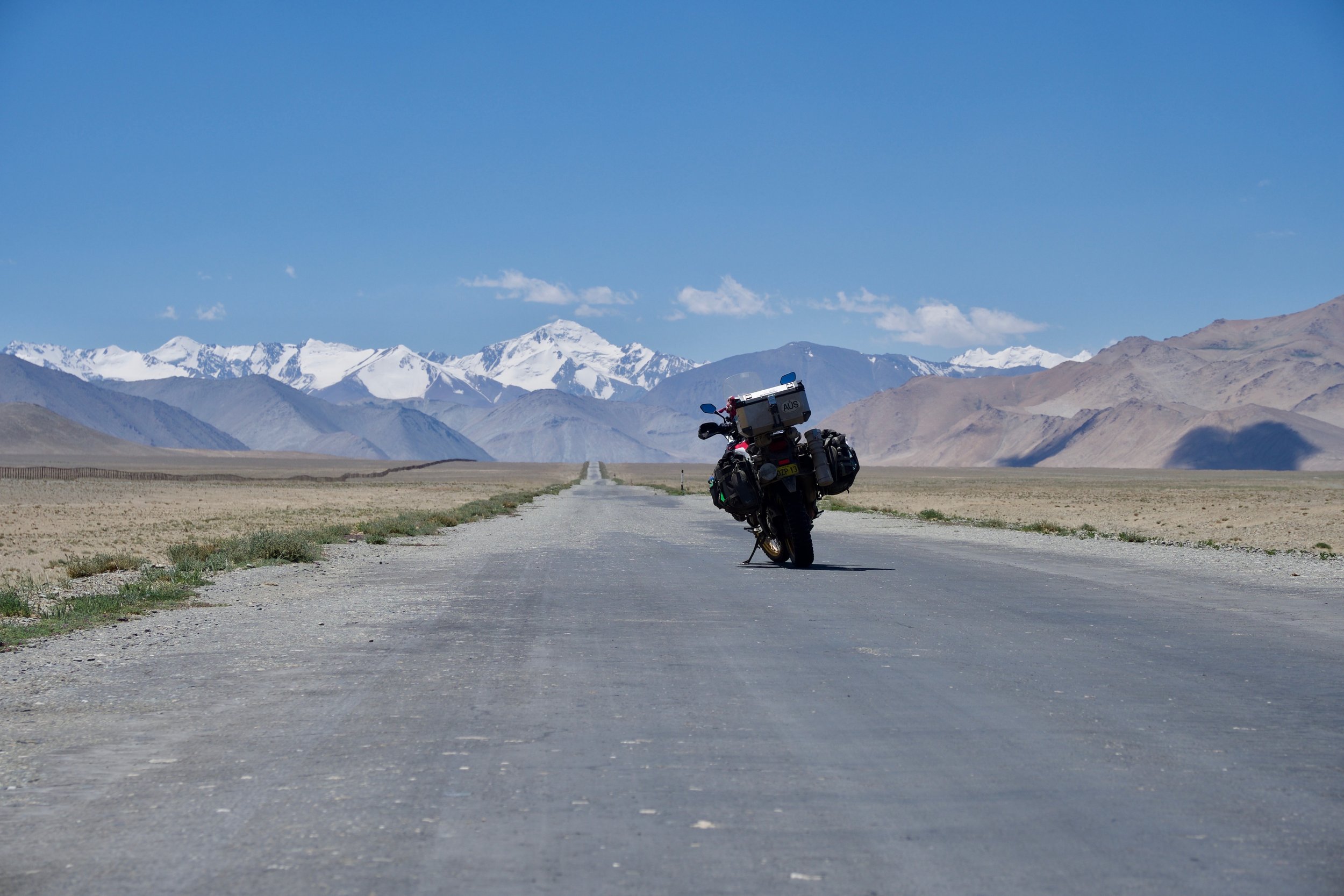  Tajik plateau, the Pamirs beckon. 
