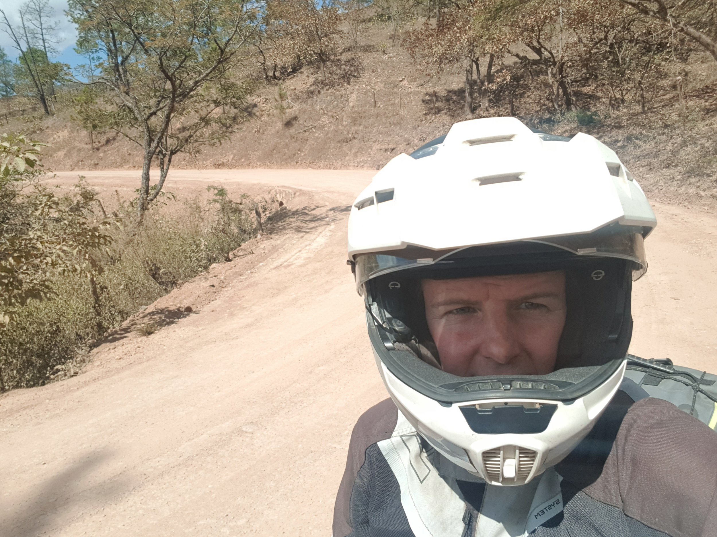  Jackie on a dirt road in Honduras. 