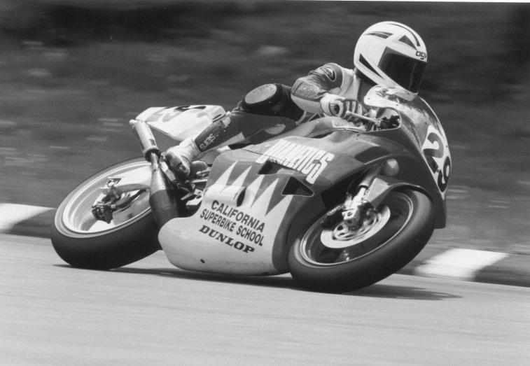  1992, Keith Code competed in the AMA Pro 250 GP class 
