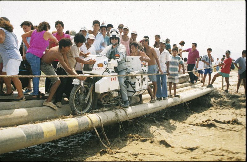  Image: Grant Johnson - River crossing, pipe bridge 