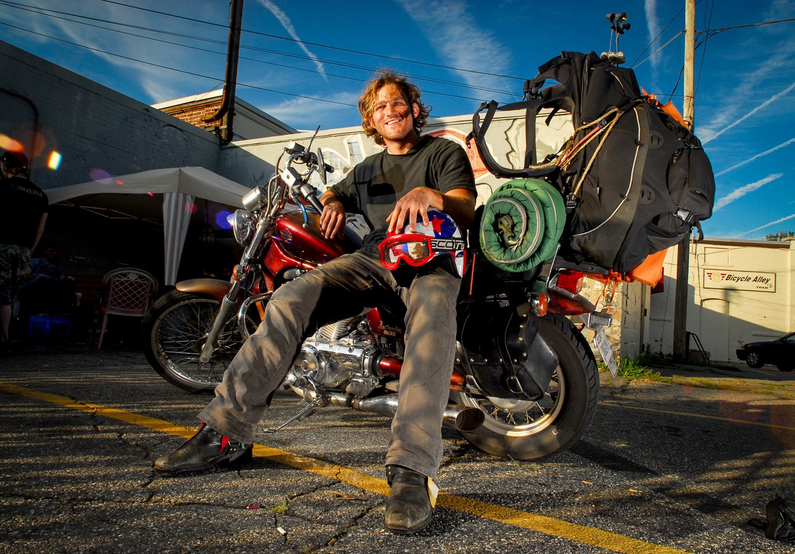 Searching for Different Lives by Motorcycle — Woodrow "Pack" Landfair