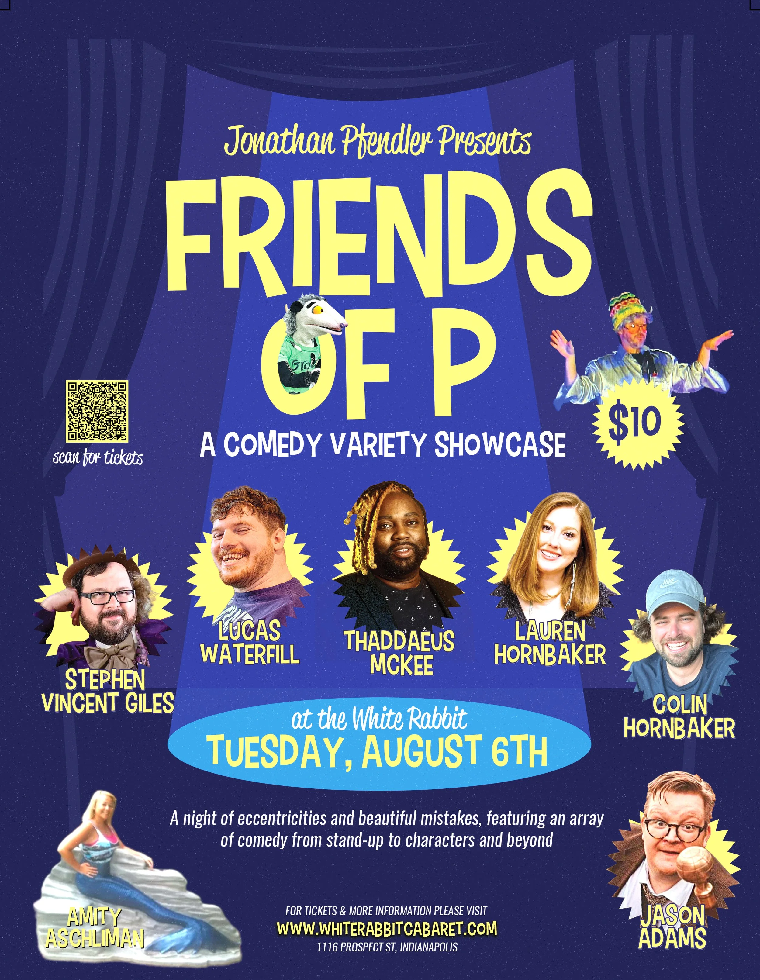 Jonathan Pfendler presents Friends of P - A Comedy Variety Show 