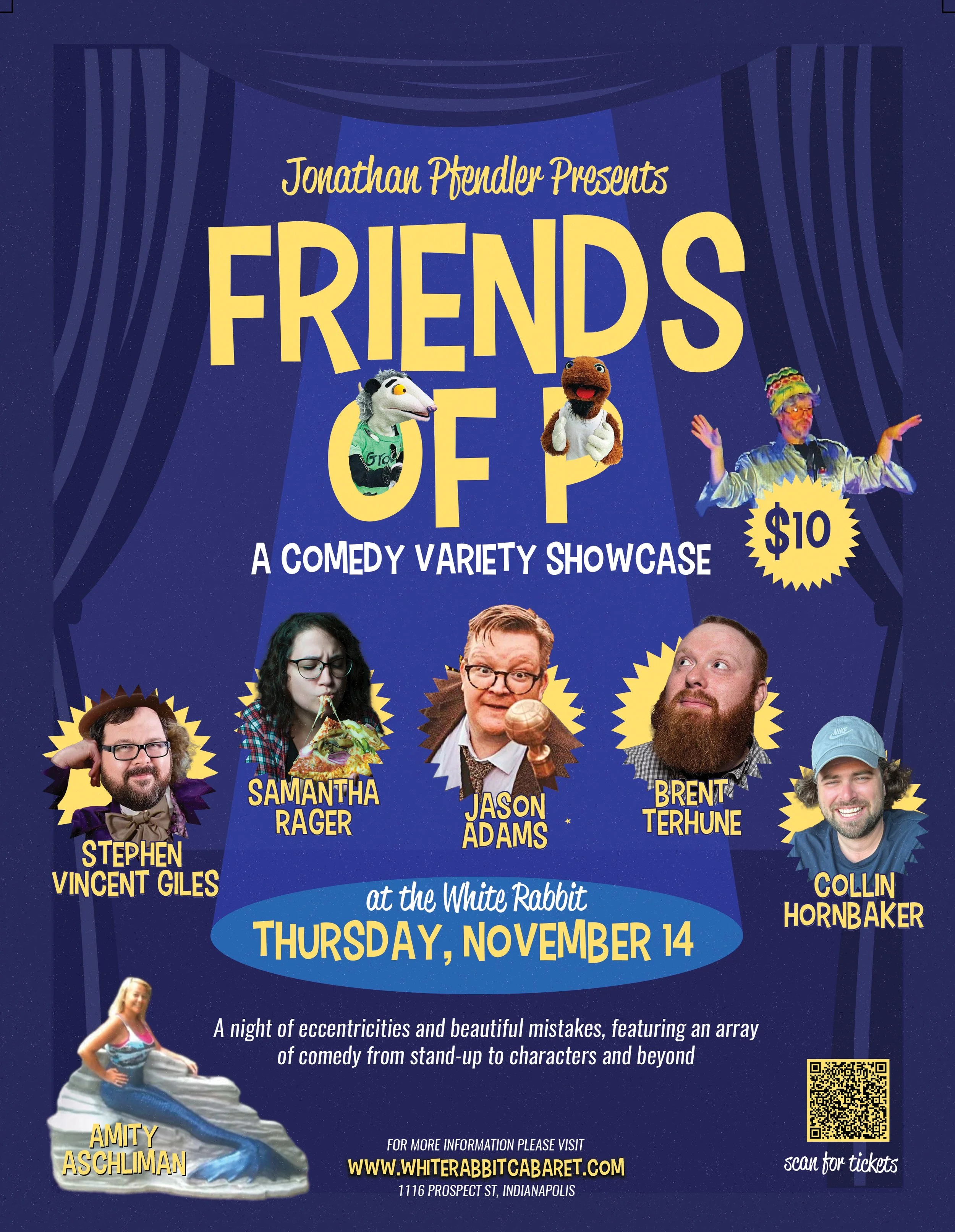 Jonathan Pfendler presents Friends of P - A Comedy Variety Show 