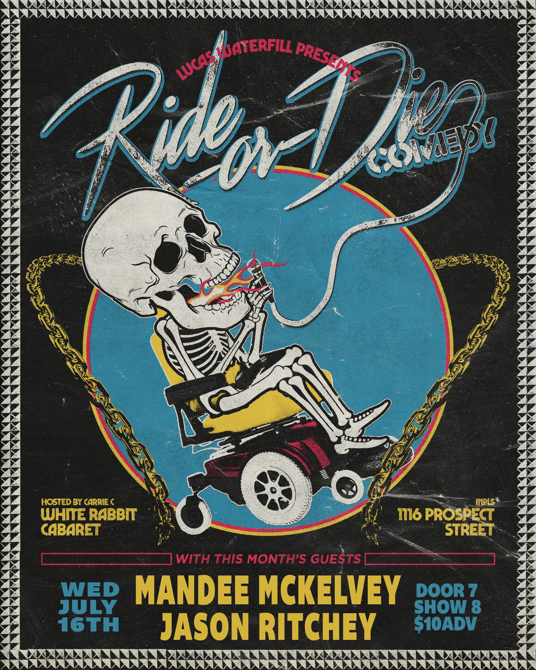 Lucas Waterfill presents Ride or Die Comedy w/ MANDEE MCKELVEY