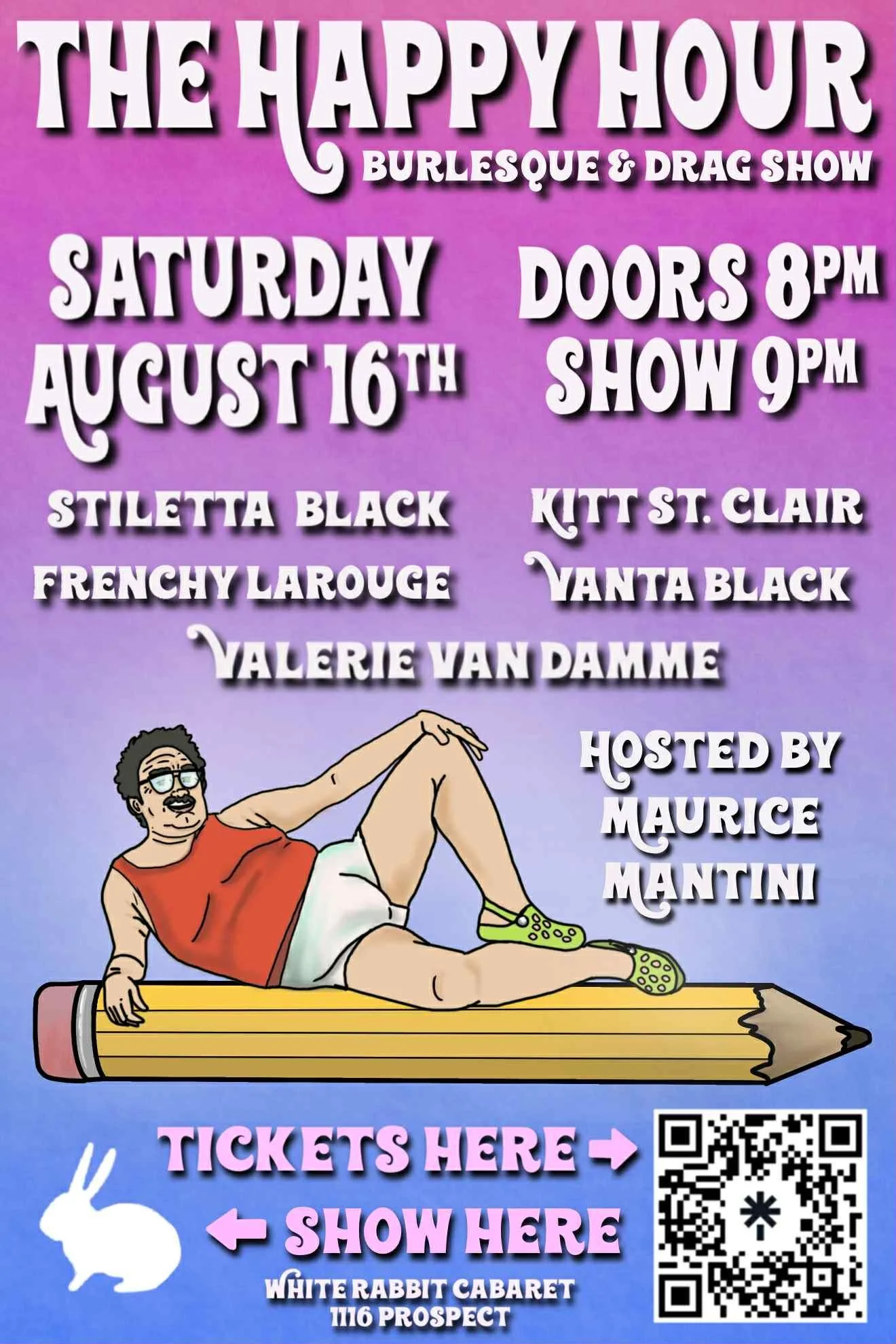 Maurice Mantini's Happy Hour Show - An Evening of Drag and Burlesque