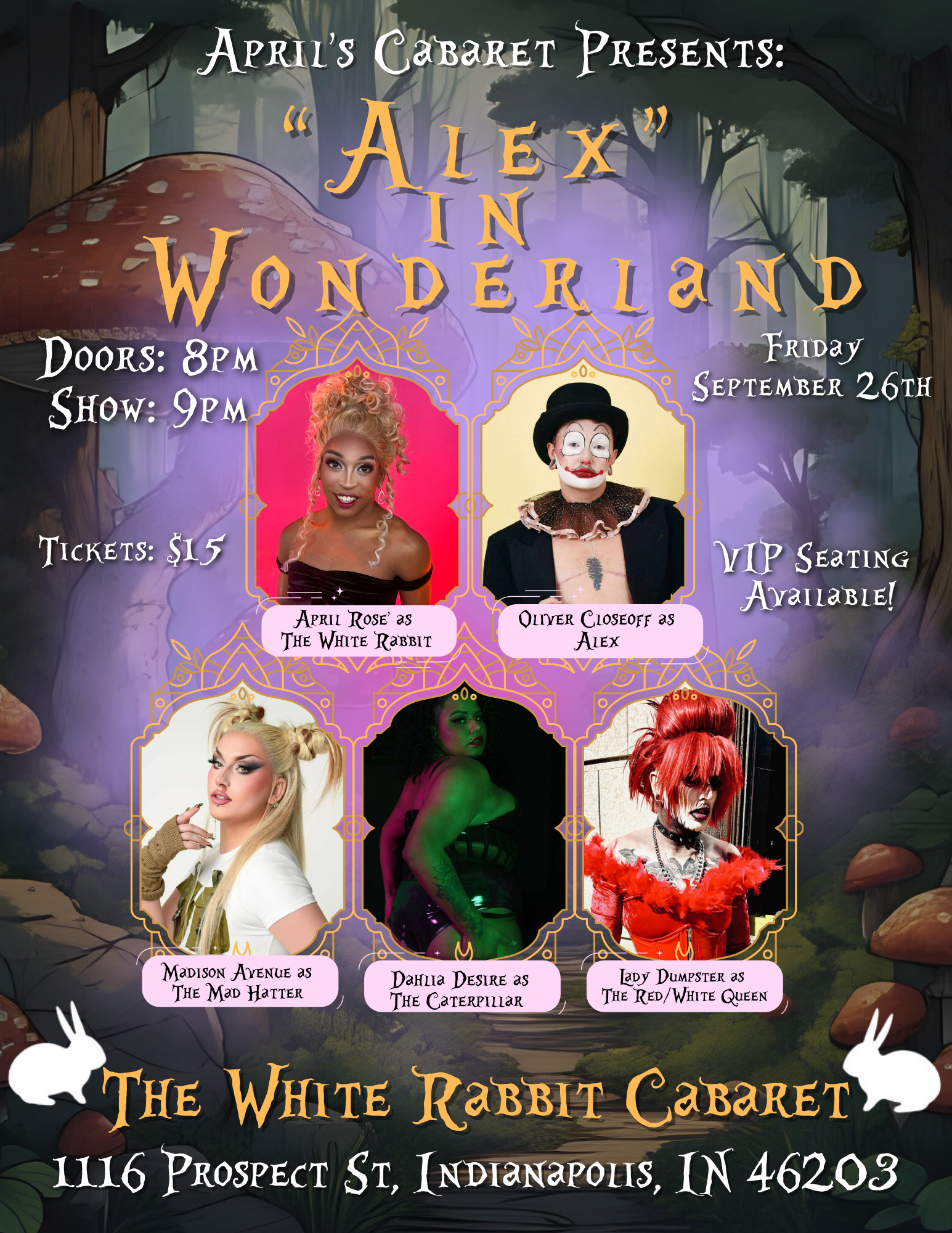 April's Cabaret presents Alex in Wonderland