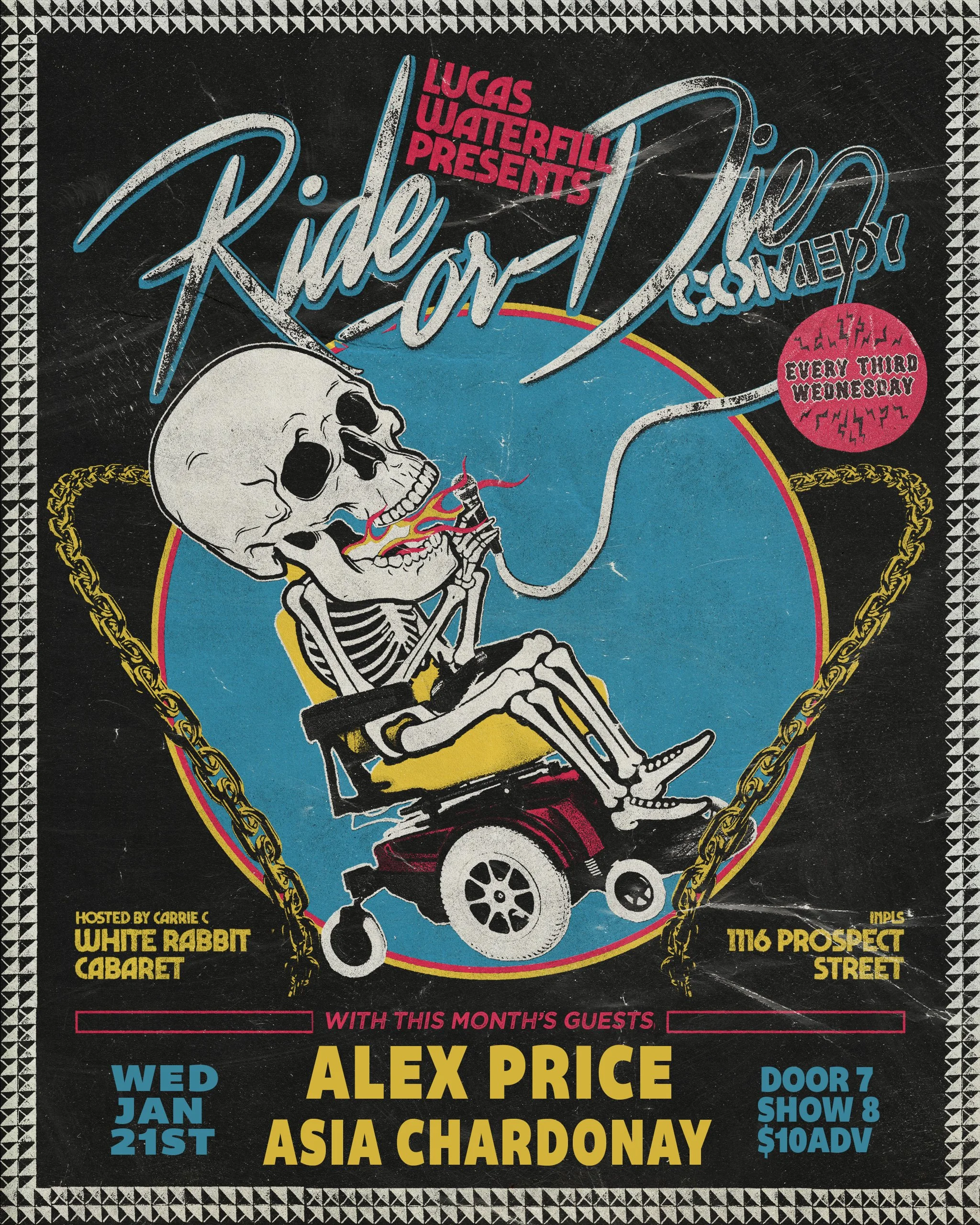 Lucas Waterfill presents Ride or Die Comedy w/ Alex Price &amp; Asia Chardonay 