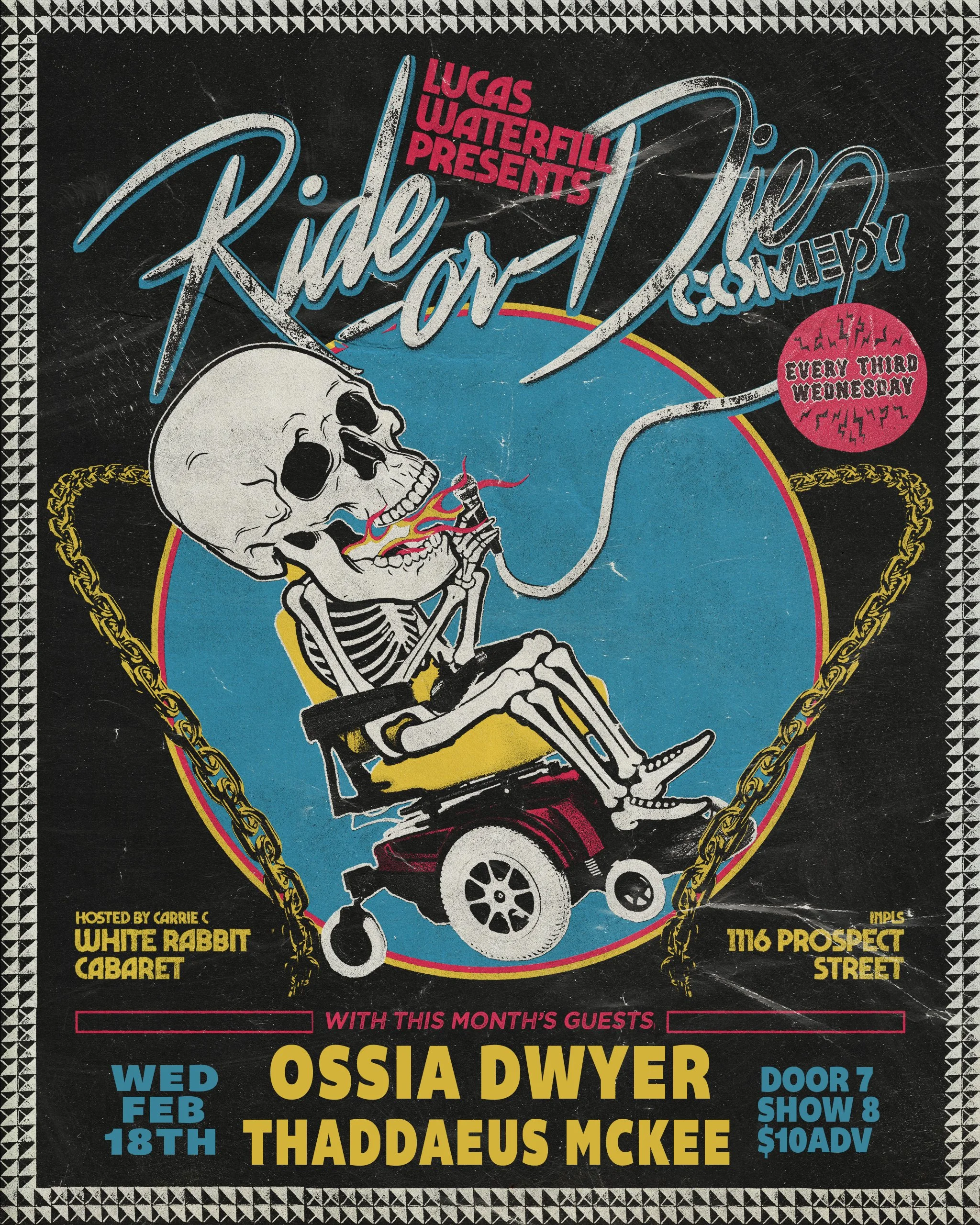 Lucas Waterfill presents Ride or Die Comedy w/ OSSIA DWYER &amp; THADDAEUS MCKEE