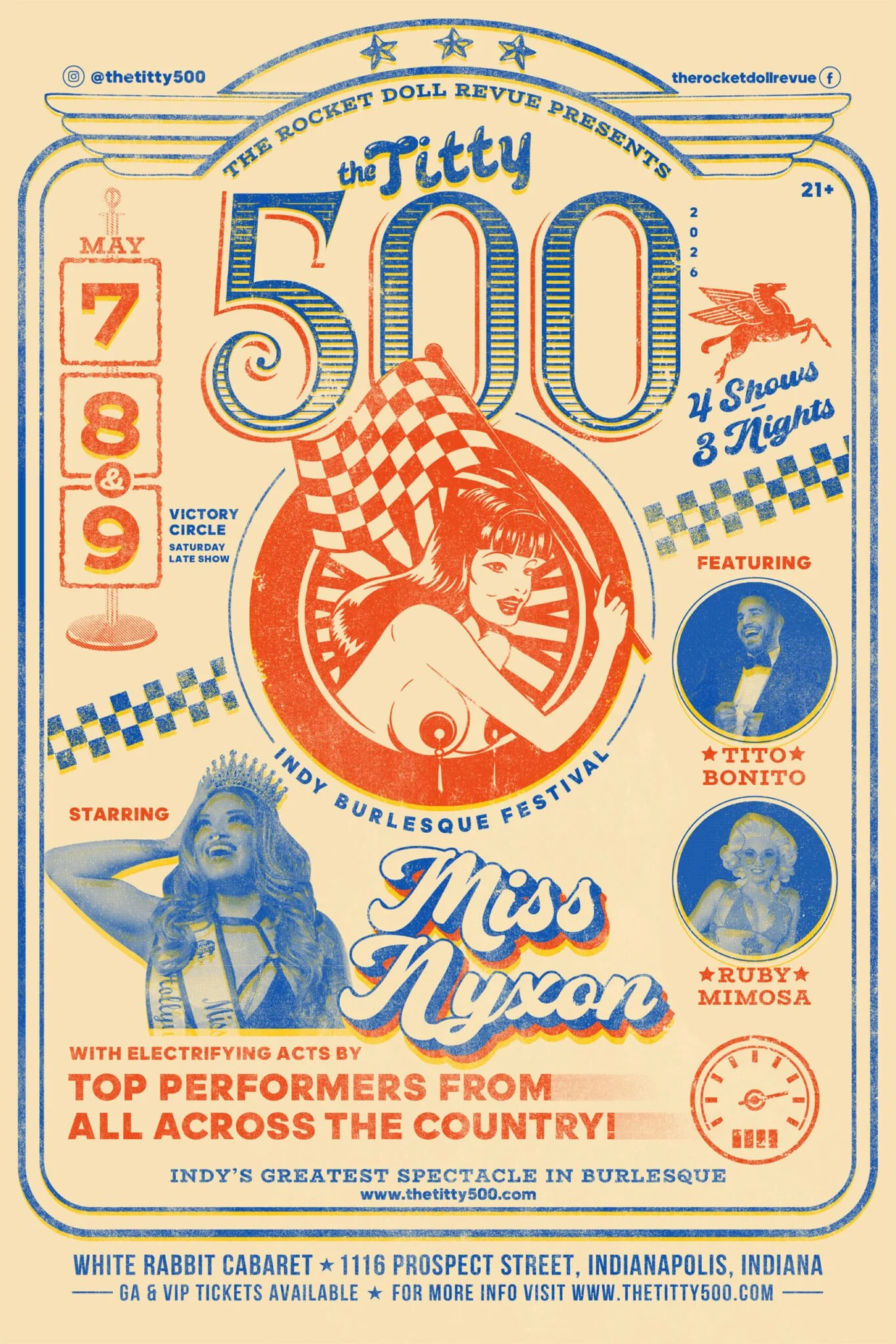 The Titty 500 - Indy Burlesque Festival (Thursday)