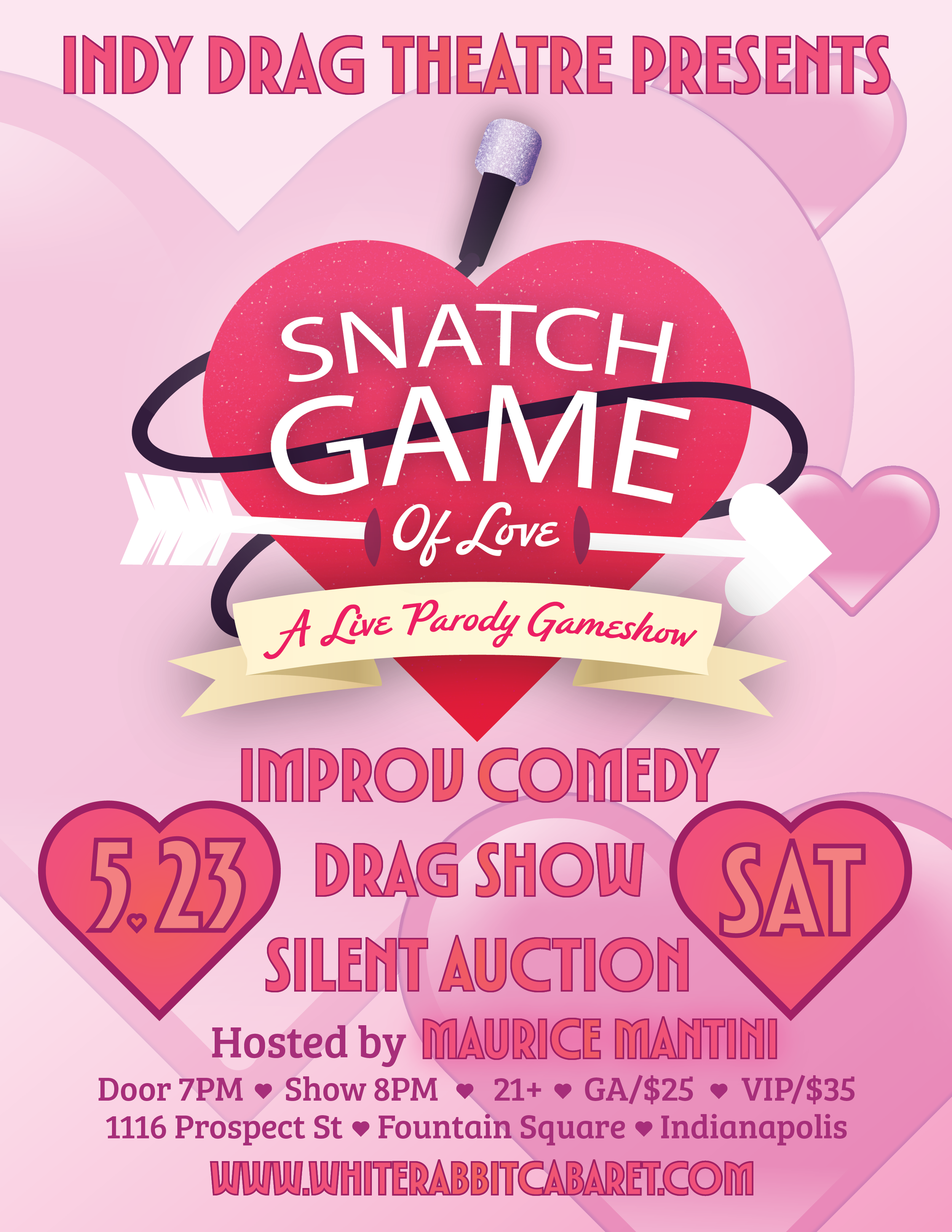 Indy Drag Theatre presents: The Snatch Game of Love: A Live Parody Gameshow