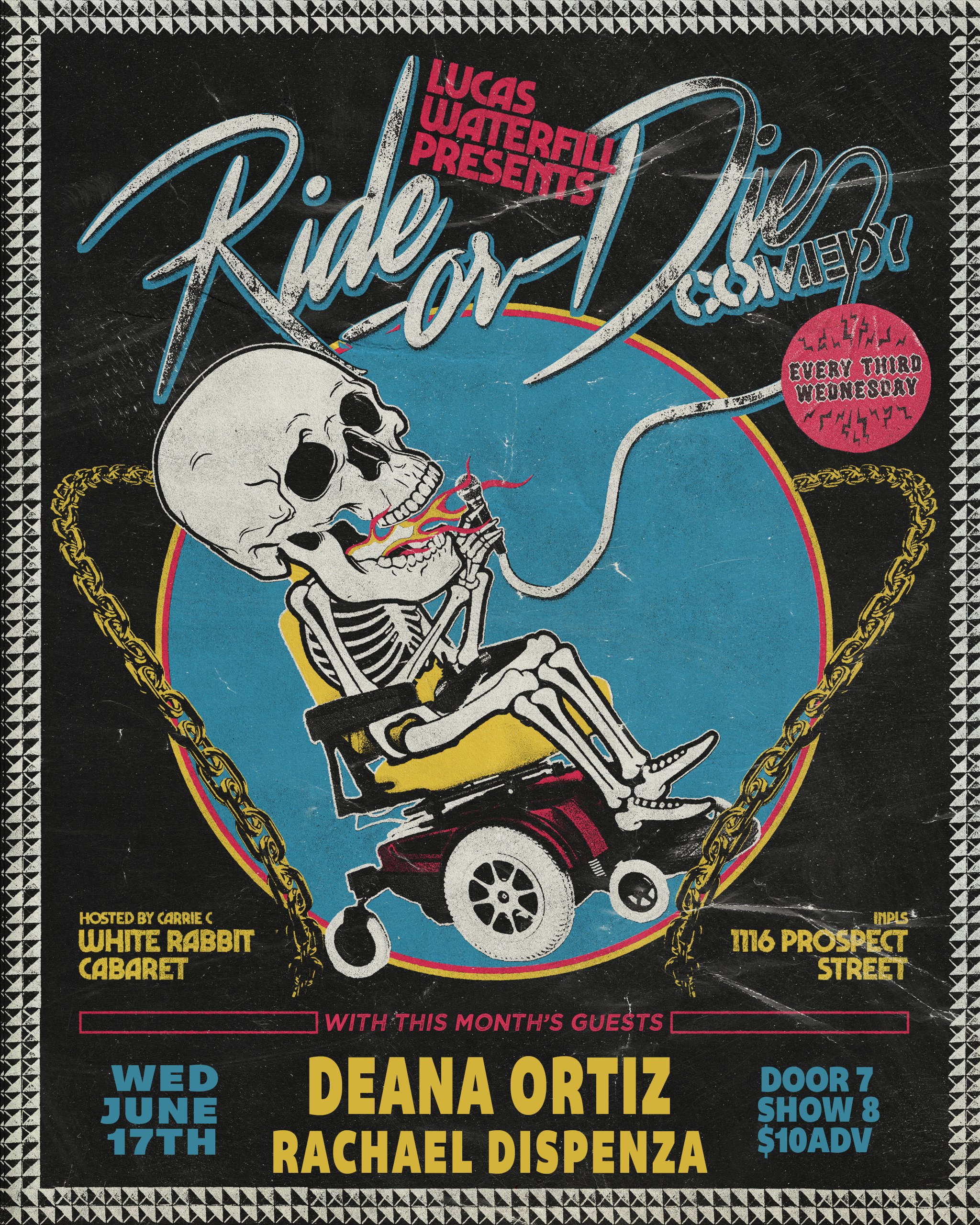 Lucas Waterfill presents Ride or Die Comedy w/ Deana Ortiz and Rachael Dispenza
