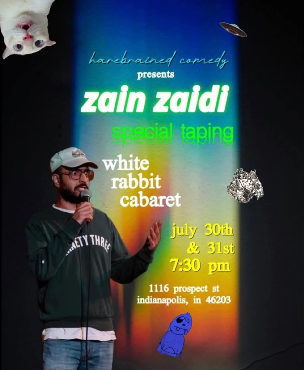 Harebrained Comedy presents Zain Zaidi Special Taping (Thursday)