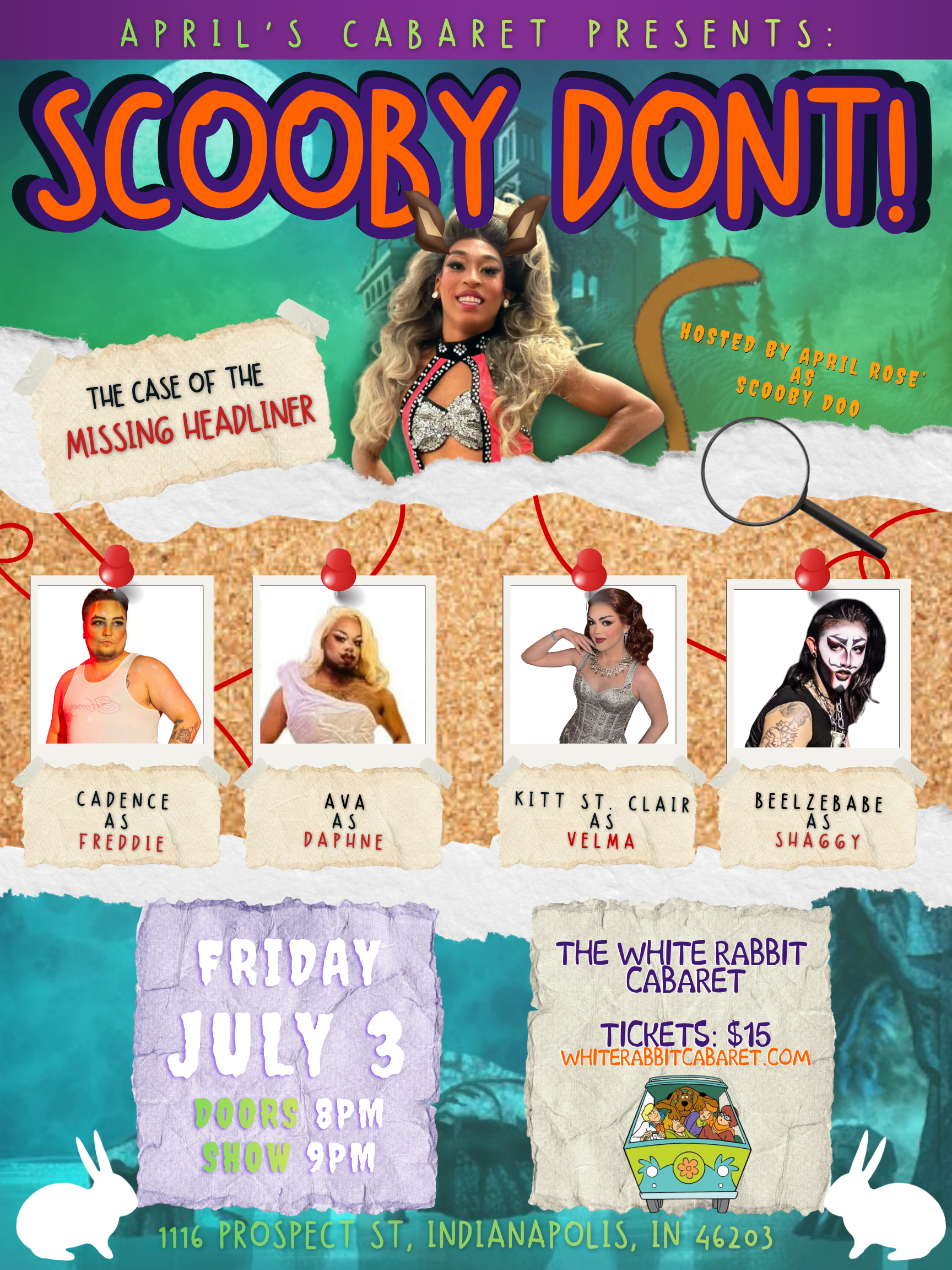 April’s Cabaret presents “Scooby Don't: The Case of the Missing Headline”