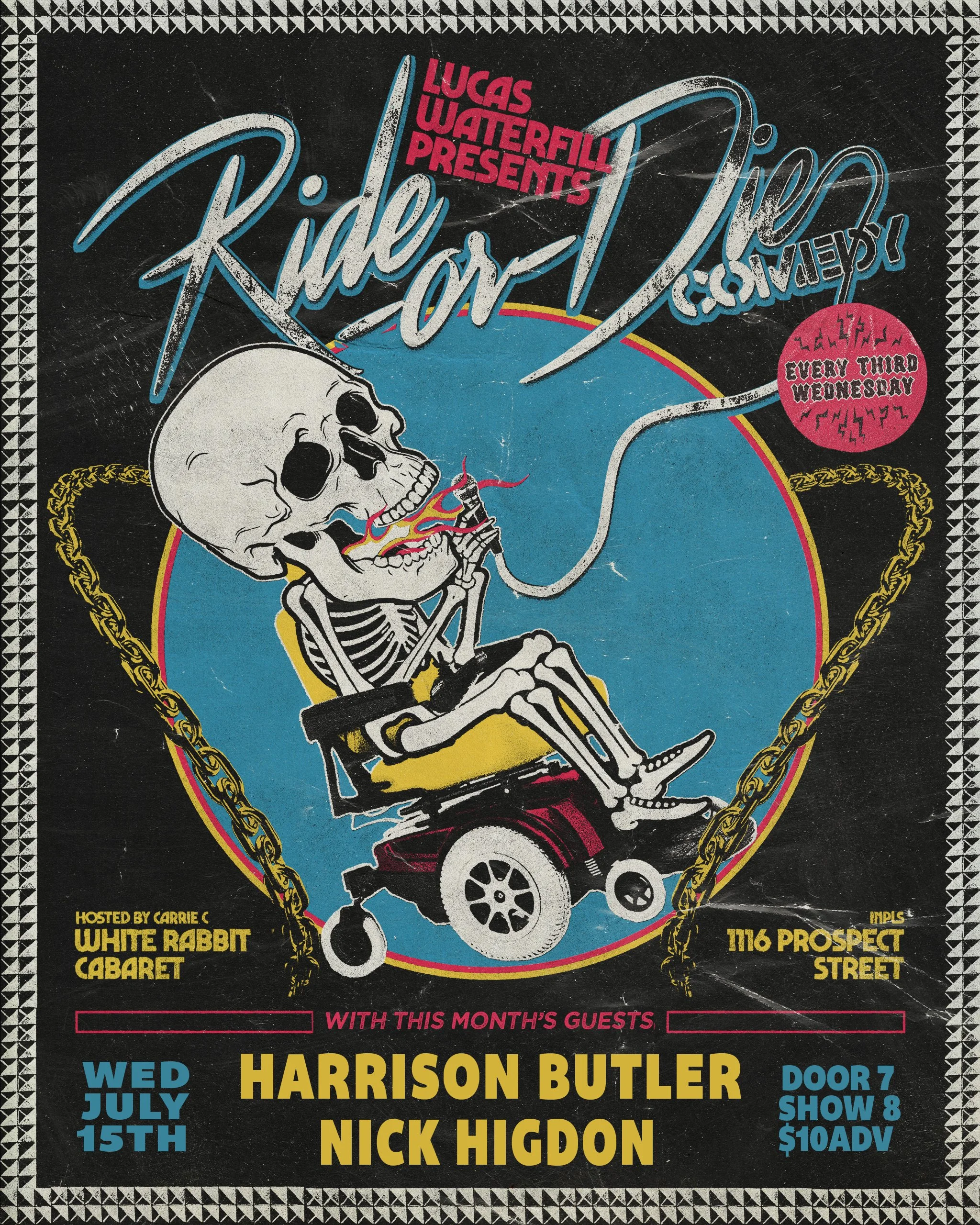 Lucas Waterfill presents Ride or Die Comedy w/ HARRISON BUTLER &amp; NICK HIGDON