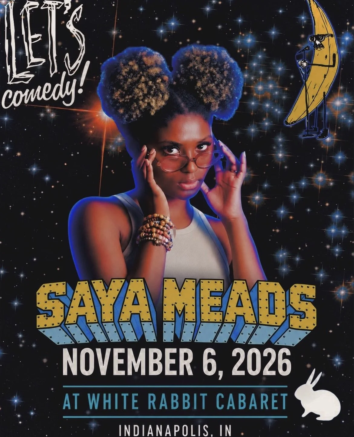 Saya Meads presented by Let's Comedy 