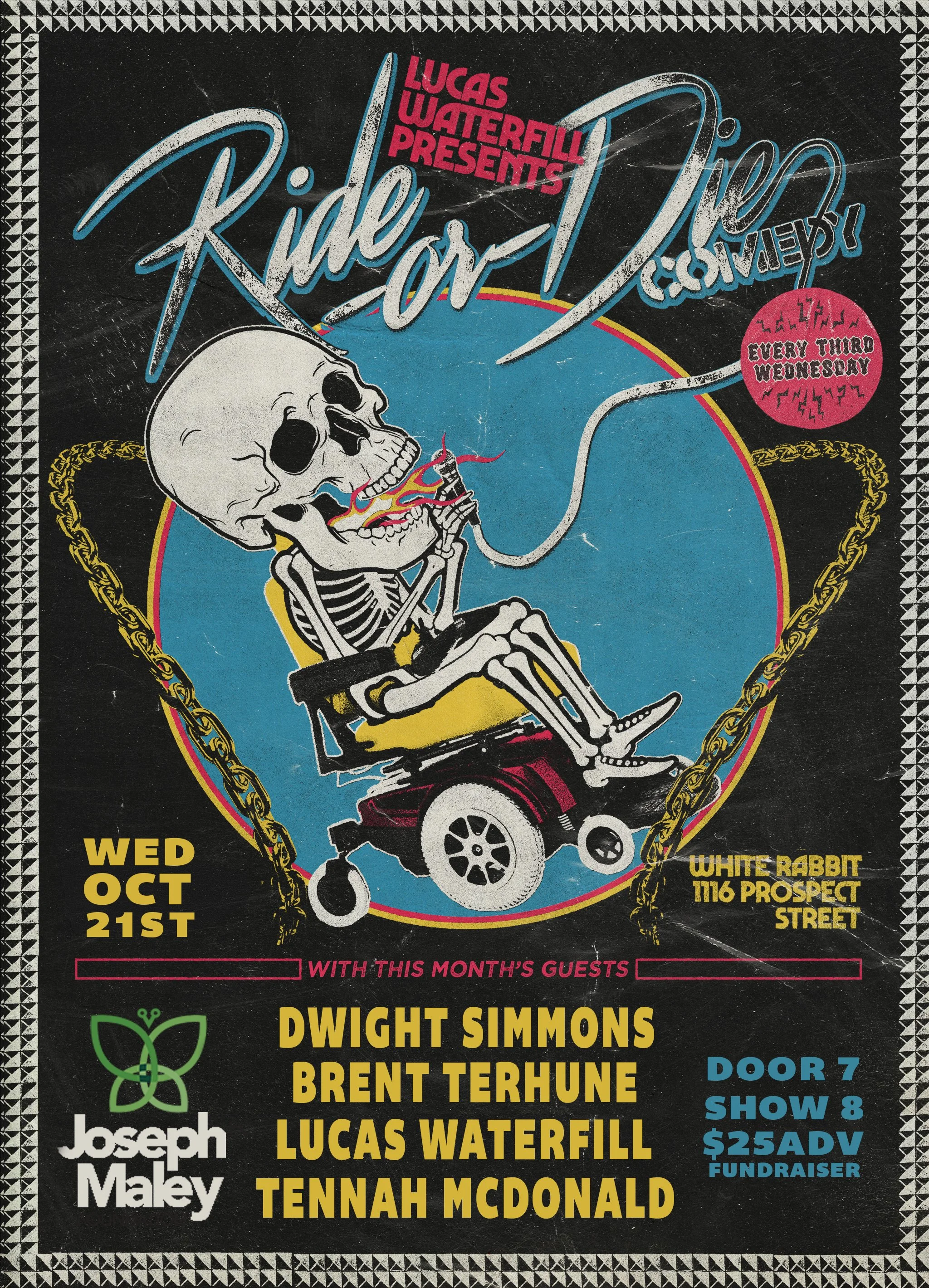 Lucas Waterfill presents Ride or Die Comedy (Fundraiser for Joseph Maley Foundation)