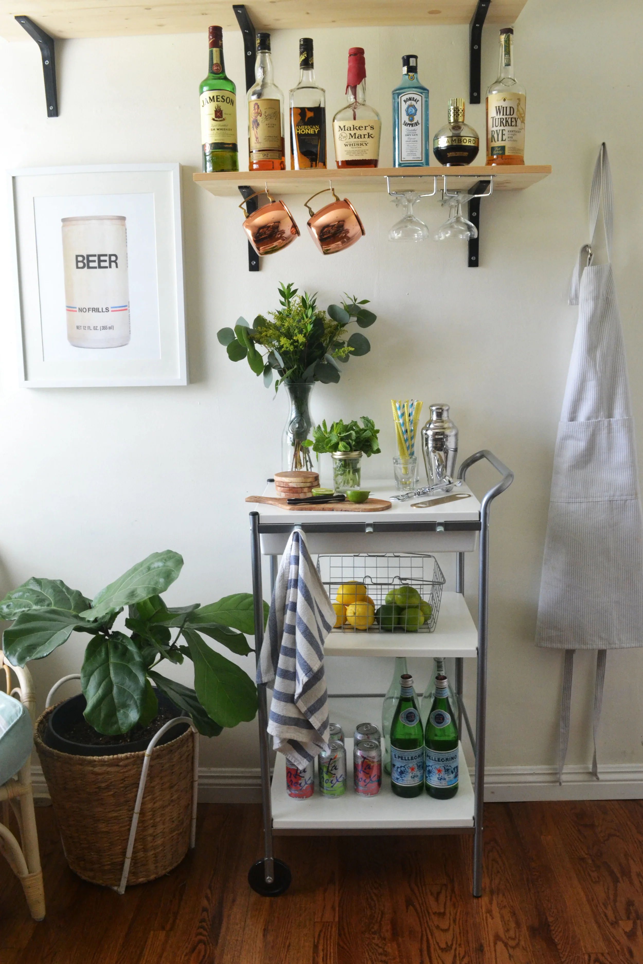 Bar Cart Essentials Flowers Folk