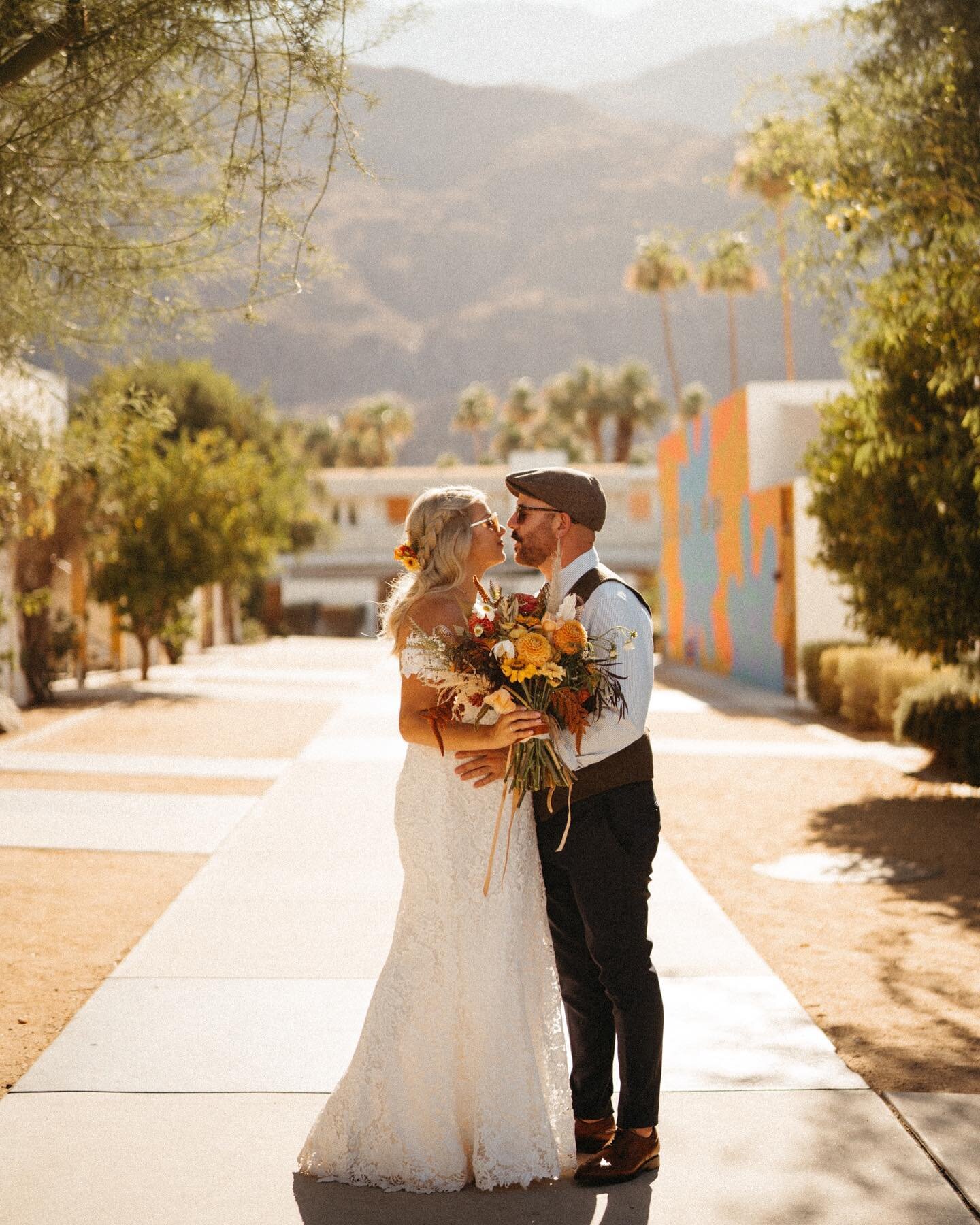 Even if 2021 was just as shitty as 2020, I&rsquo;m happy that I at least got this one perfect day that will last a lifetime. #bestdayever
.
.
.
.
.
#goodbye2021 #palmspringswedding #acehotelpalmsprings #palmsprings #junewedding #love