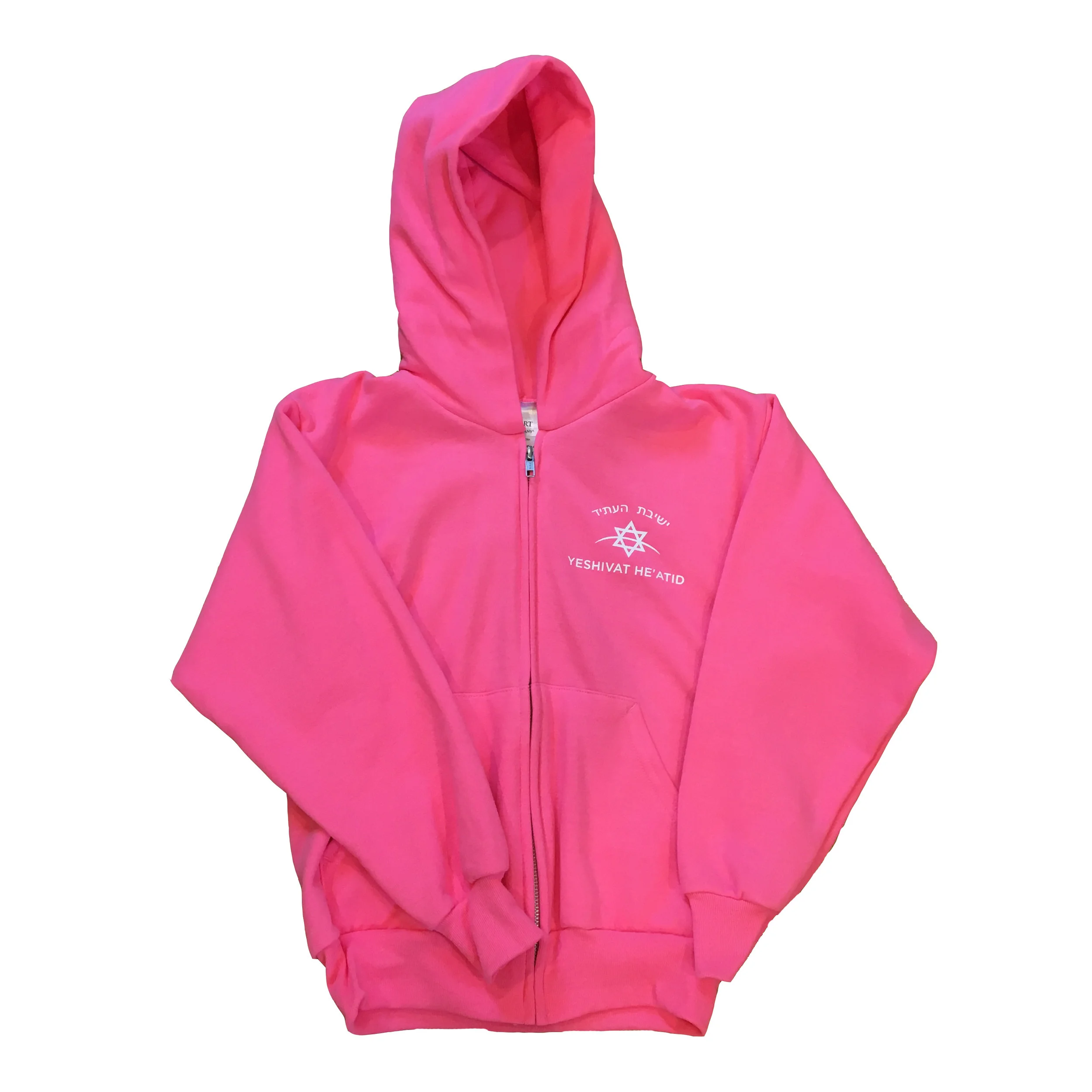 Yeshivat He'Atid Hot Pink Youth Hoodie 