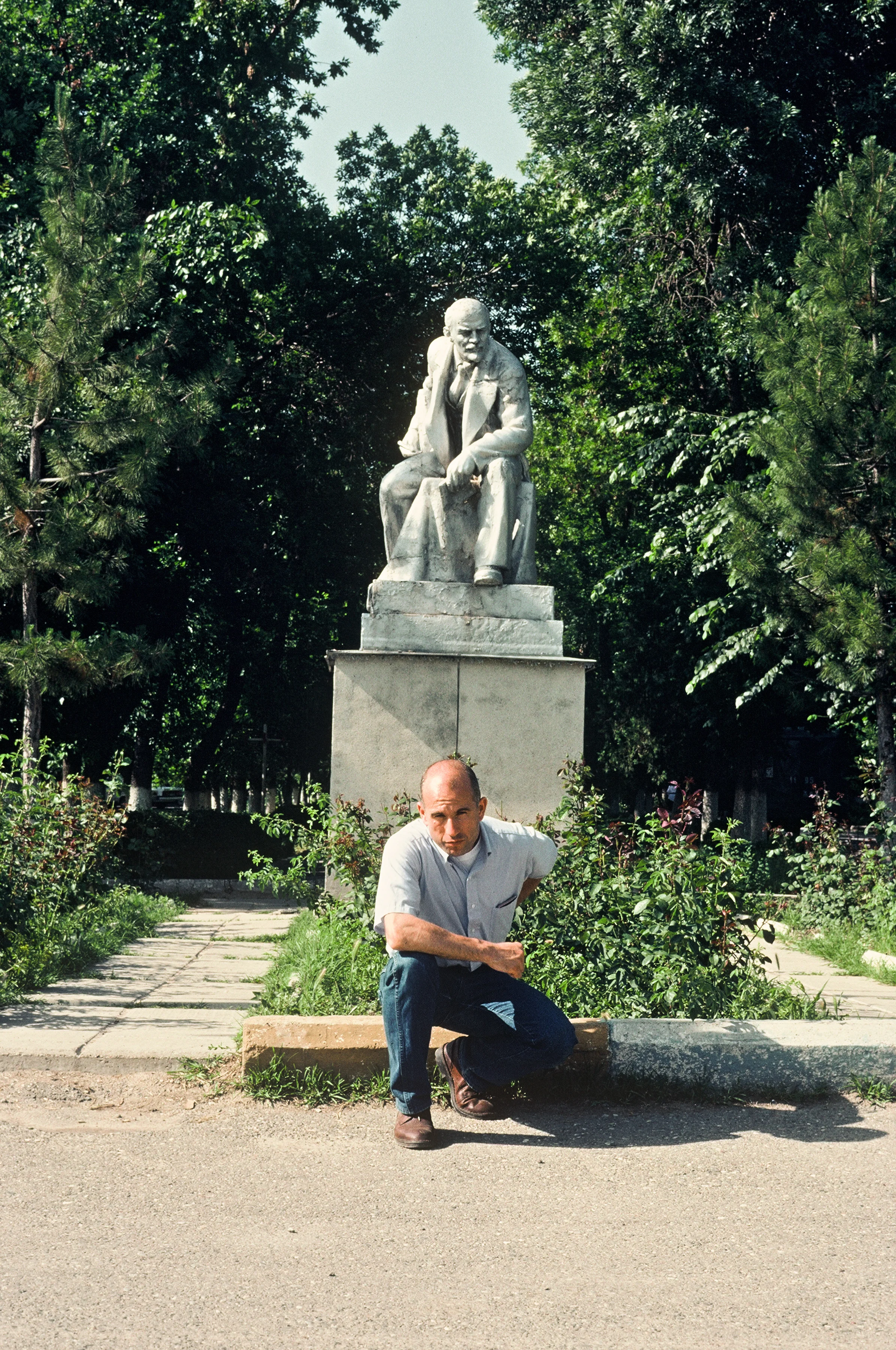 My friend Nicholas, not doing a very good job of impersonating Lenin