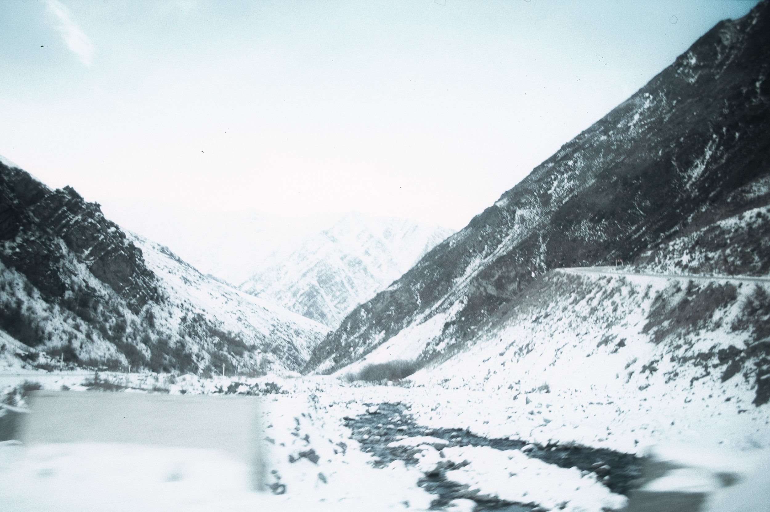 On the road from Bishkek to Osh