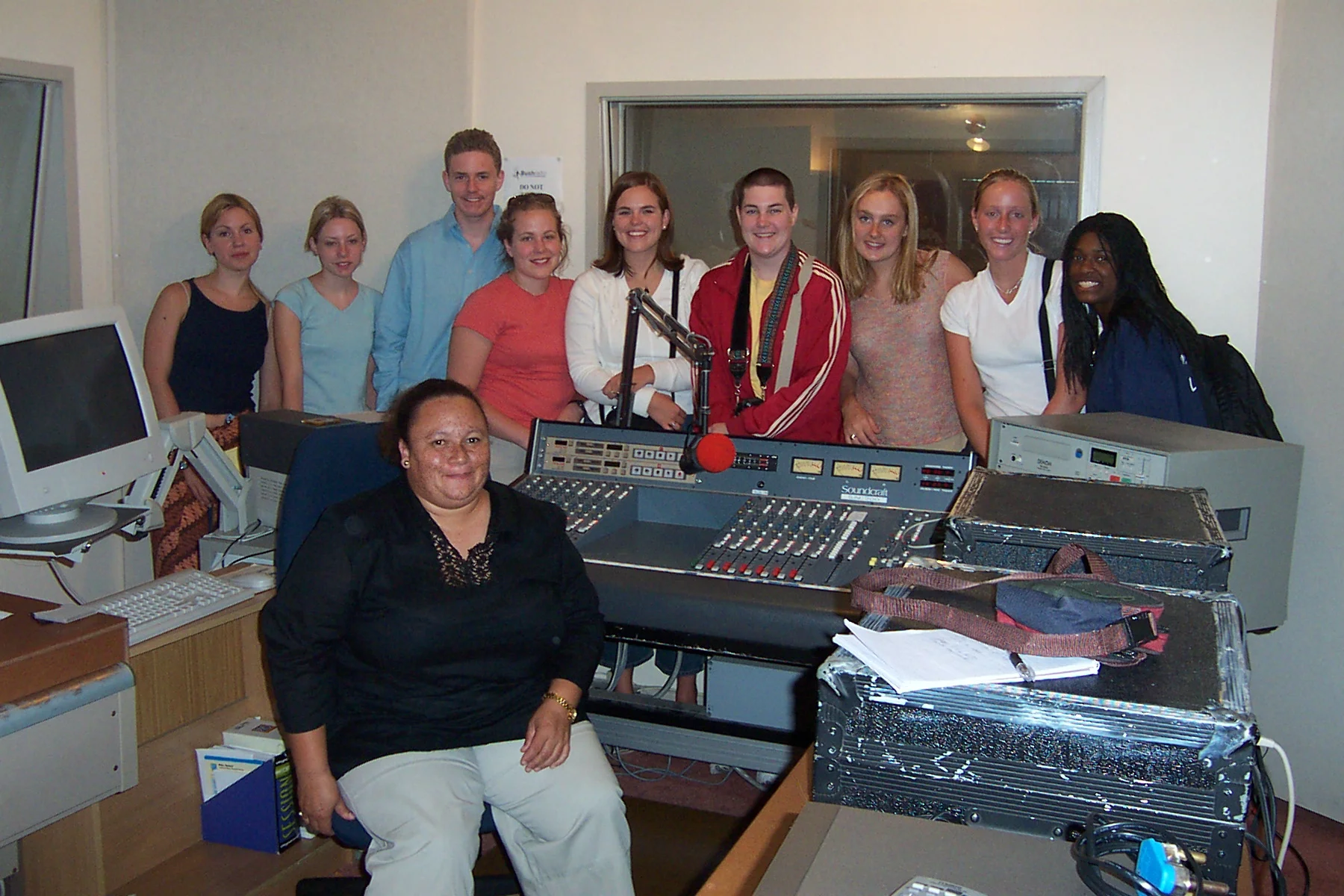 Brenda :Leonard of Bush Radio and Semester at Sea students