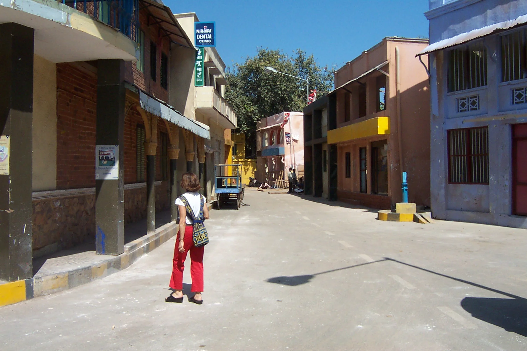 VM Studios' South Indian Street,"ready-made for scenes in any genre. Don't lean on those commercial facades--there's not much behind them! 