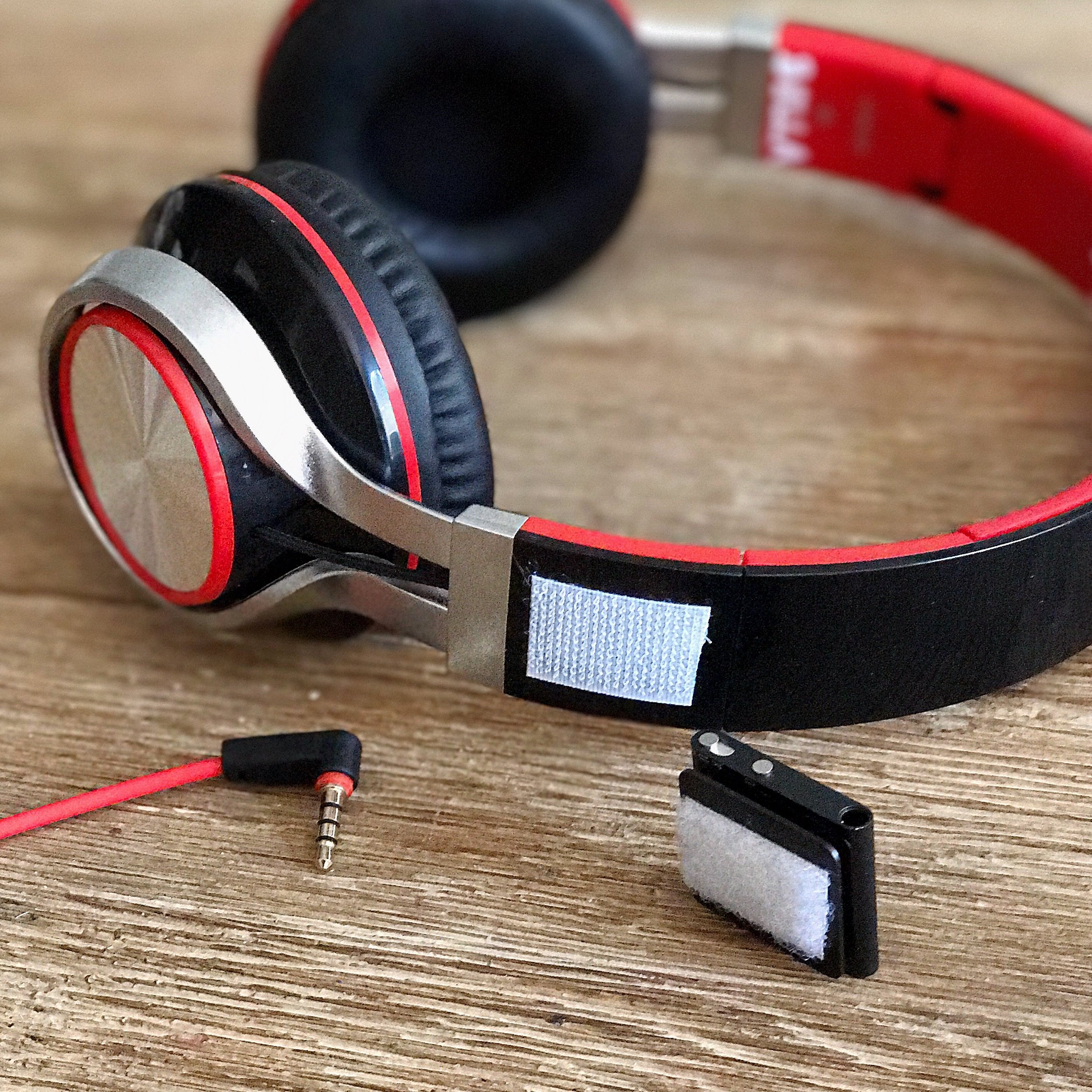 Step 1: Attach the Velcro.