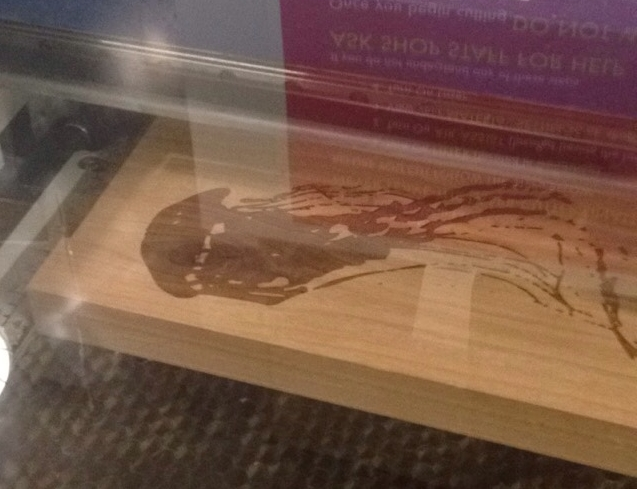 laser cut illustration