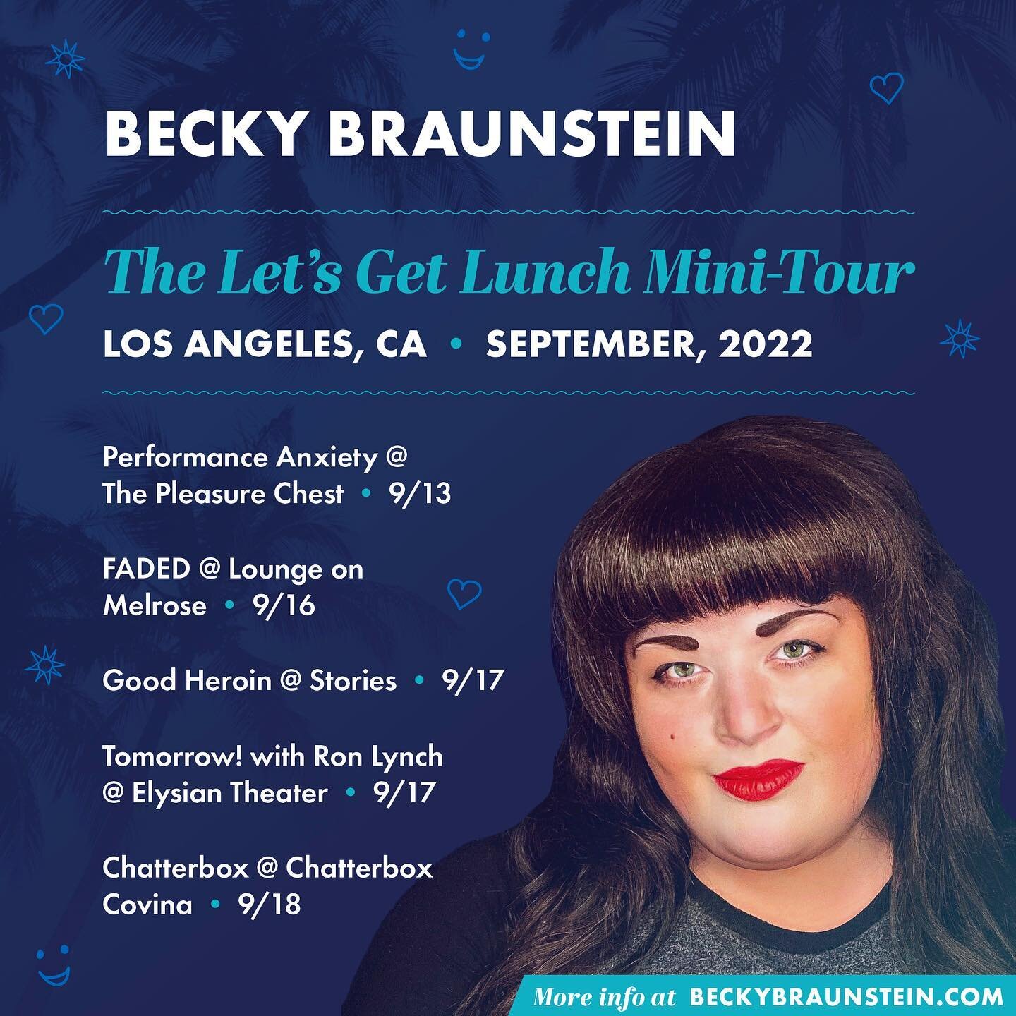 LOS ANGELES! I&rsquo;m coming down this month to do some awesome shows (and pitch my pilot 😮)! We haven&rsquo;t seen each other in forever! It&rsquo;s been such a long time! LET&rsquo;S GET LUNCH ☀️❤️🌴🥪