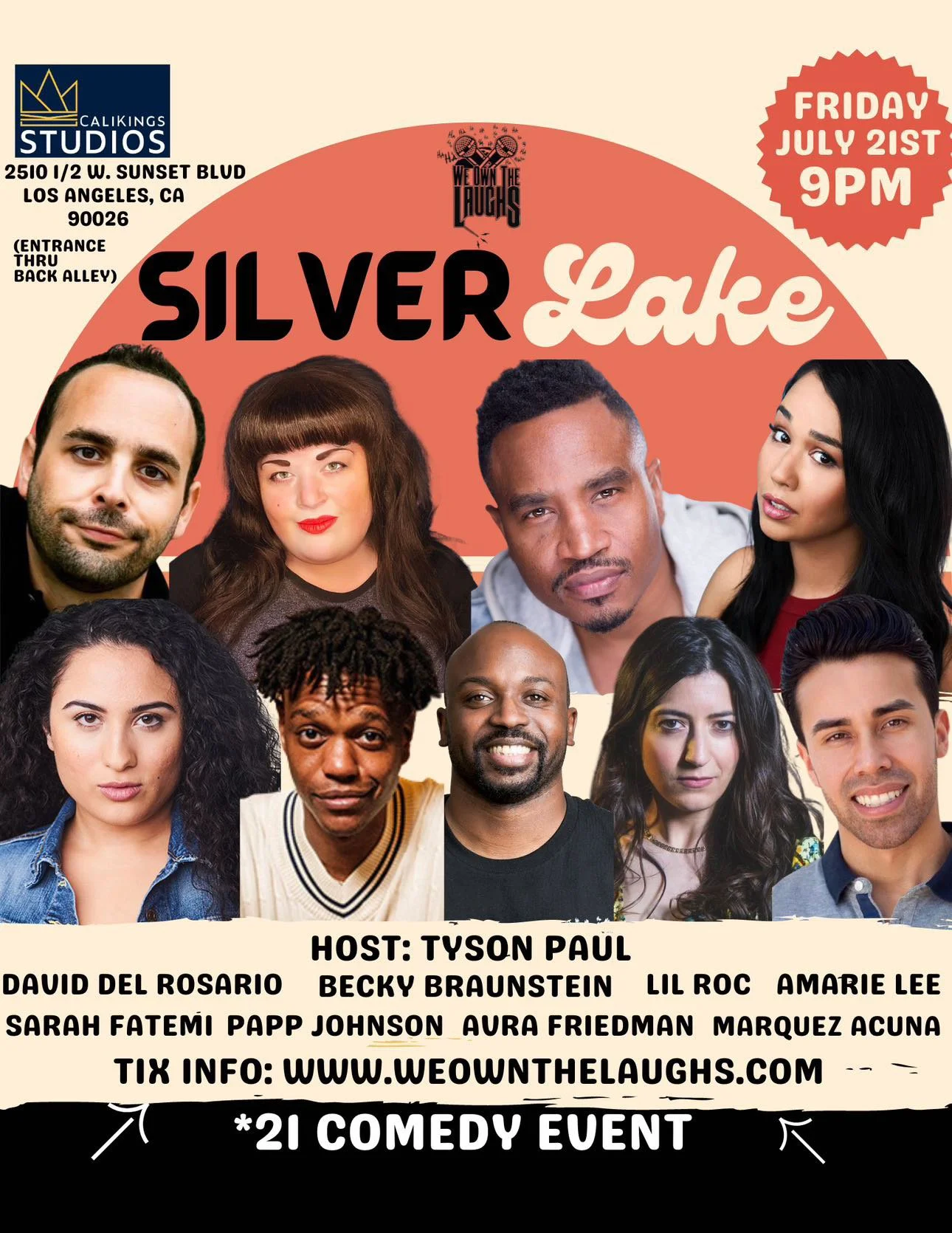 We Own the Laughs Silver Lake