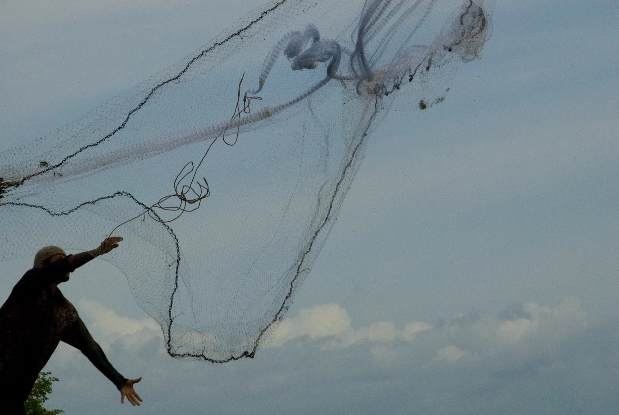 We all cast our nets for love and hope. Casting our nets we seek a cure for liver cancer, for ways to find life and sustenance. (Photographed at the Thale Noi Waterbird Sanctuary, Phattalung, Thailand)