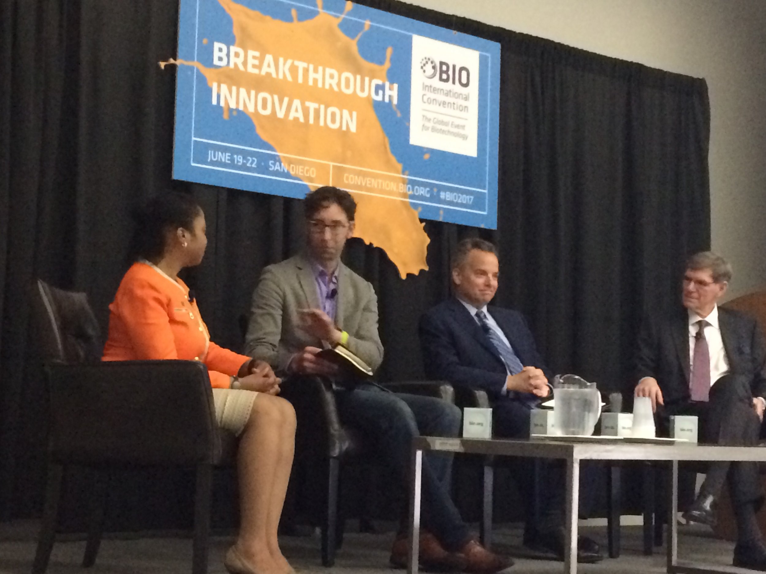 Panel at BIO 2017: A World Without Disease: Can We Get There? Mike Cobur, Research! America Donna Cryer, JD, Global Liver Institute William Hait, Janssen Research & Development, LLC Mark McClellan, MD, PhD, Duke University Luke Timmerman, Timmerman Report