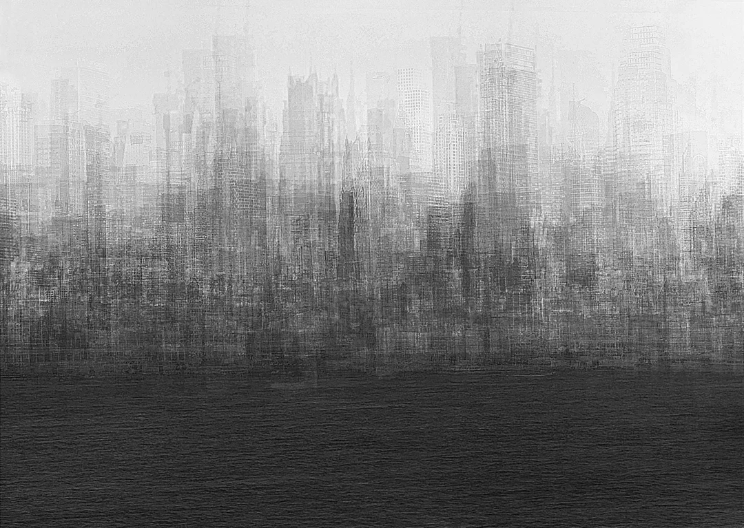 NYC Skyline BW