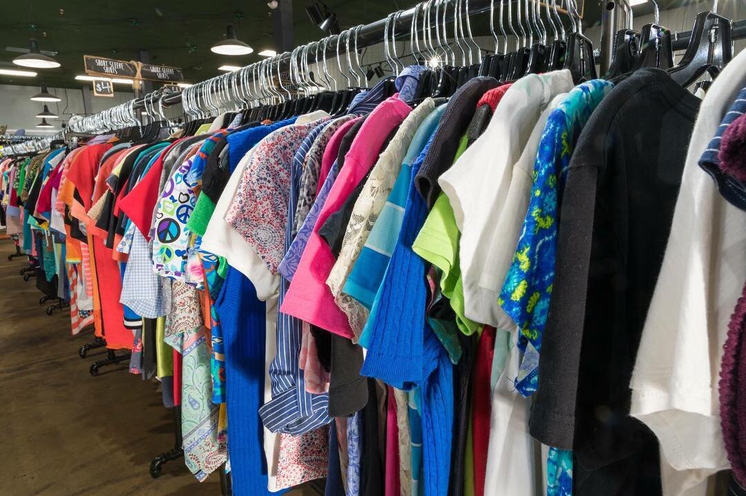 Brown Roof Thrift Shop stands behind the quality of our clothes.  Find an article of clothing with a stain and receive a free article of clothing of equal or lesser value.  Come comb our clothing racks at either of our locations:

141 Fernwood Dr. Sp