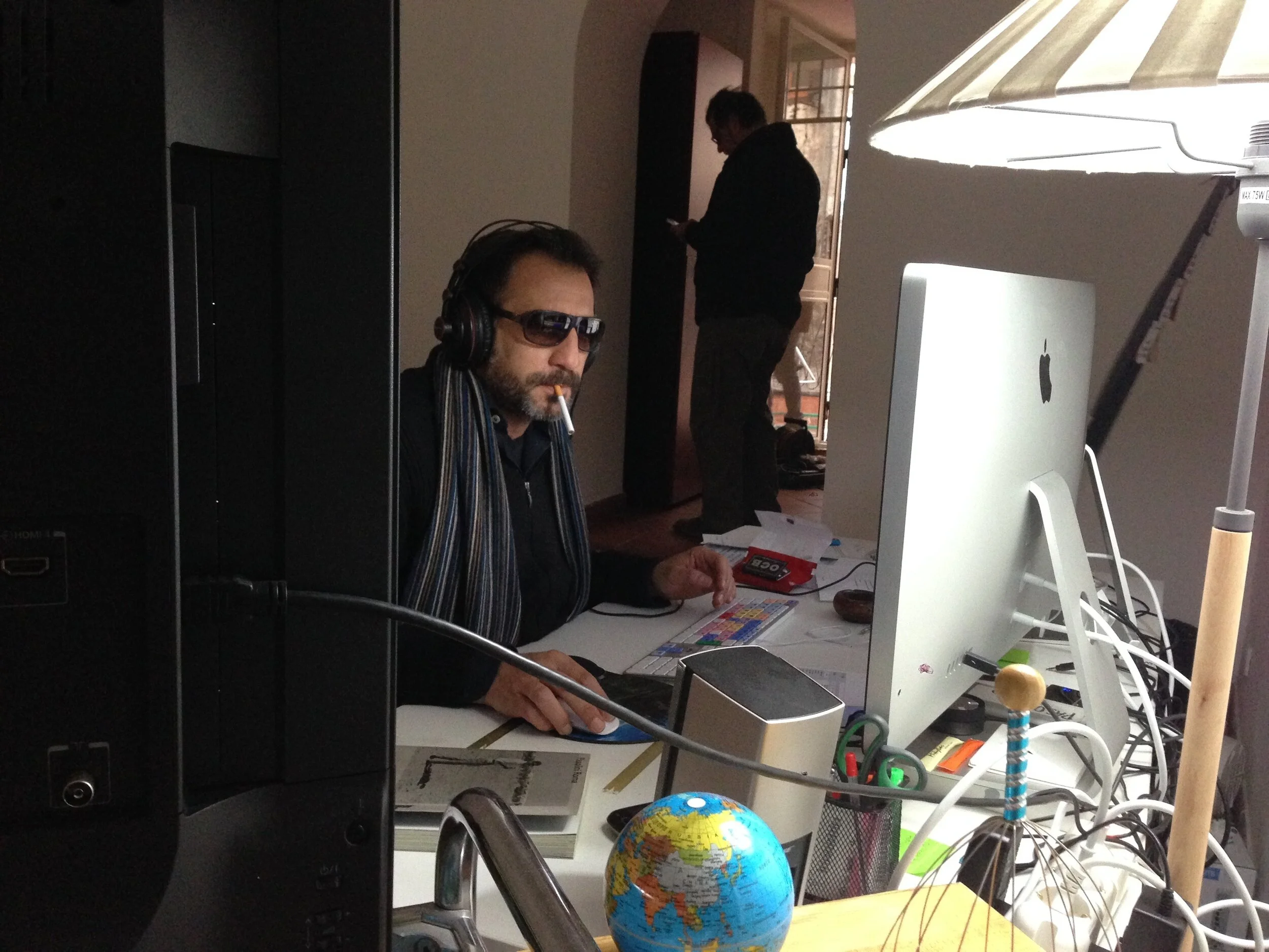 Fabio Nunziata  al montaggio di Pasolini (Abel Ferrara, 2014)