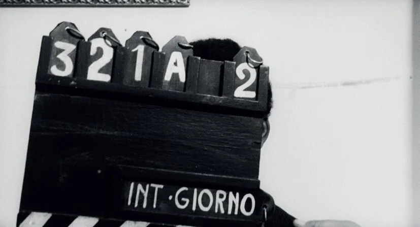 Il nero di Giovanni Vento, la sequenza del reportage televisivo. Fotogramma