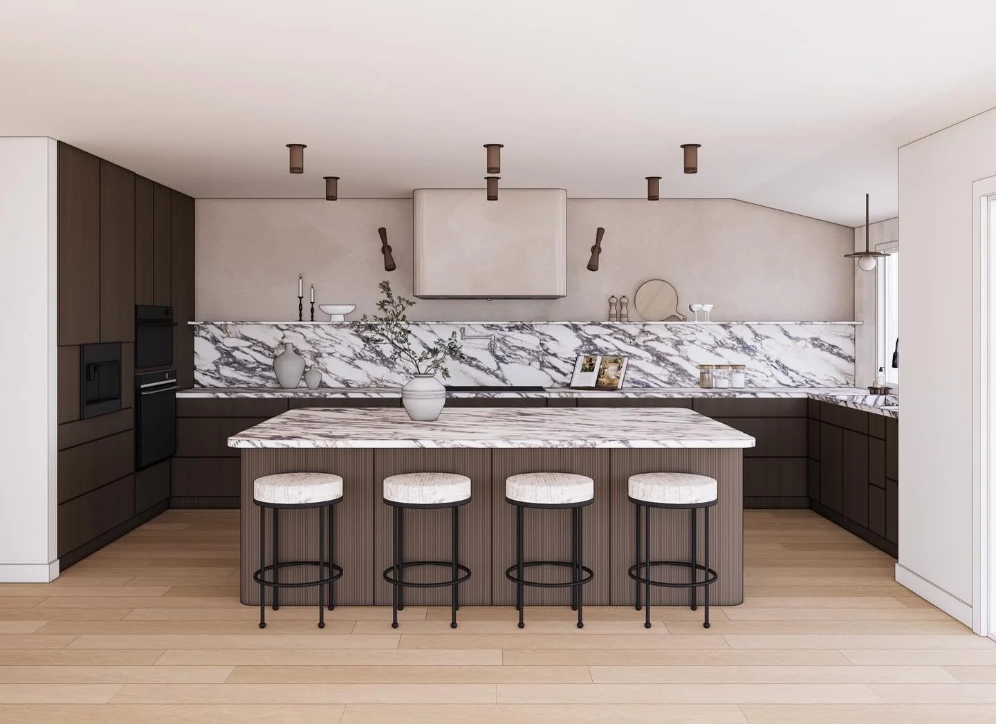 A little sneak peek at this stunning kitchen in the heart of the Central Corridor. One of my favorite parts of the design process is providing 3D renderings for my clients so they can truly see their renovation or new build come to life. This one is 