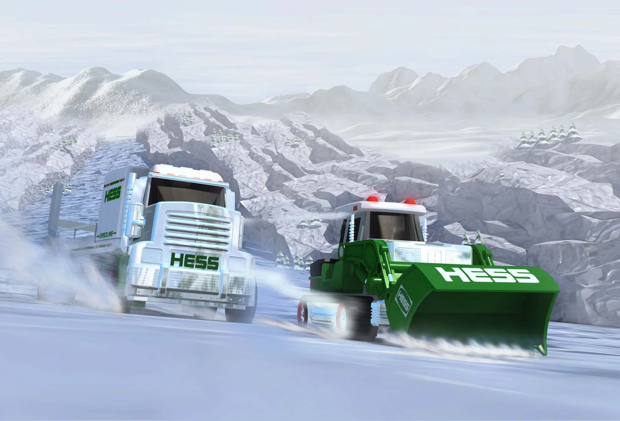 Hess Tractor Trek game for iOS and Android devices