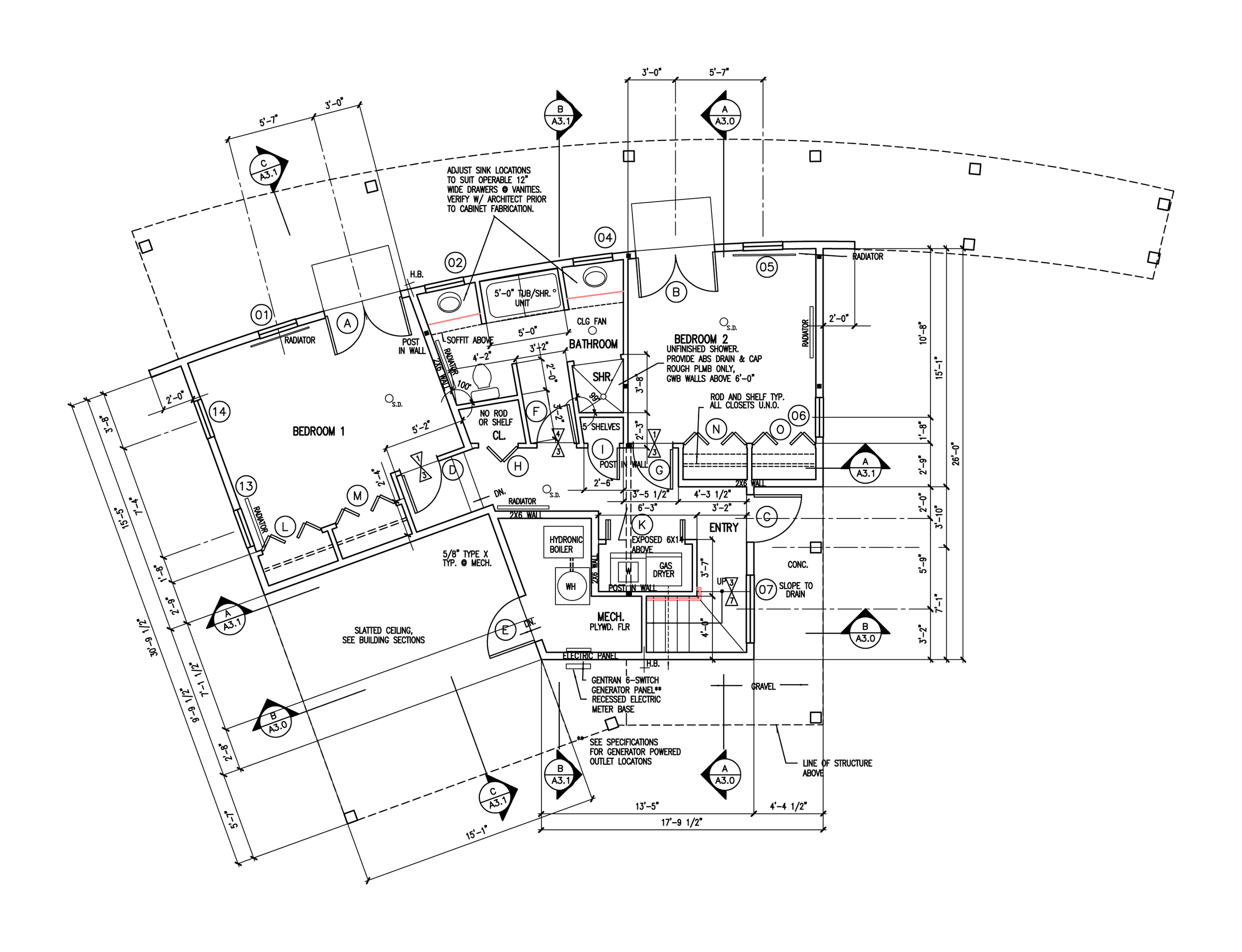 Working Ground Floor Plan- Seismic Zone 4