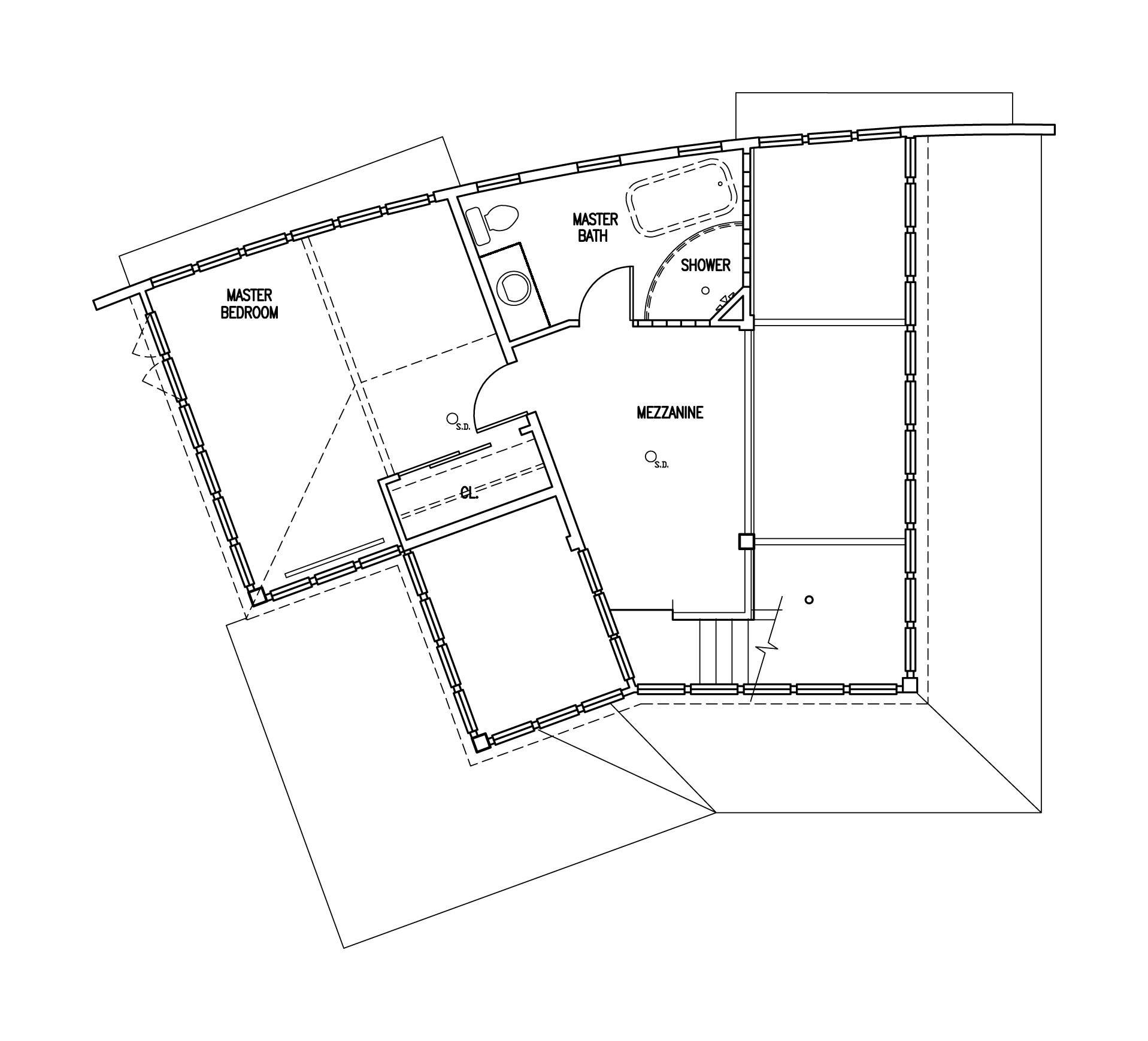 Third Floor Plan- surrounded by clerestory windows