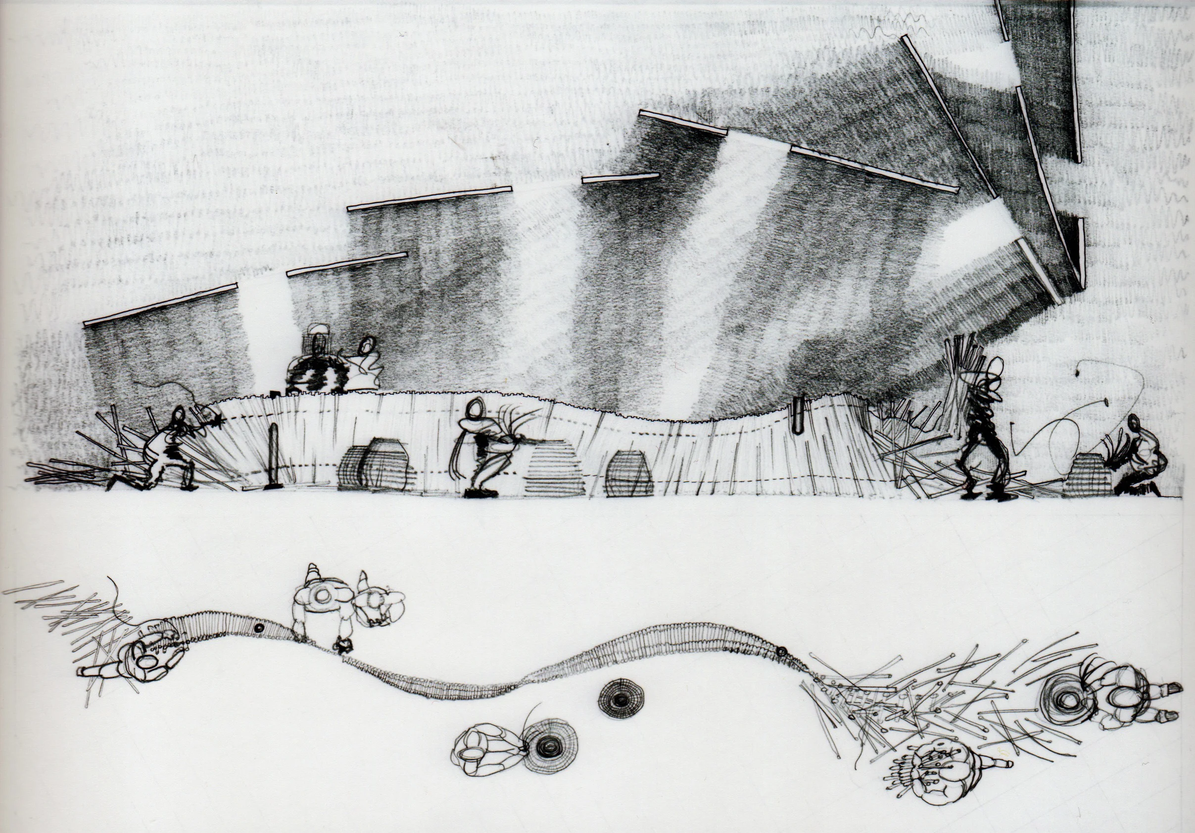 Skep Makers Weaving Shelter