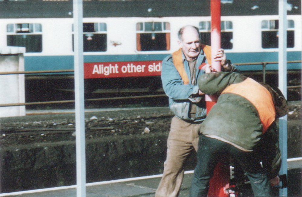 These Skep Makers maintain the railways for their day job.
