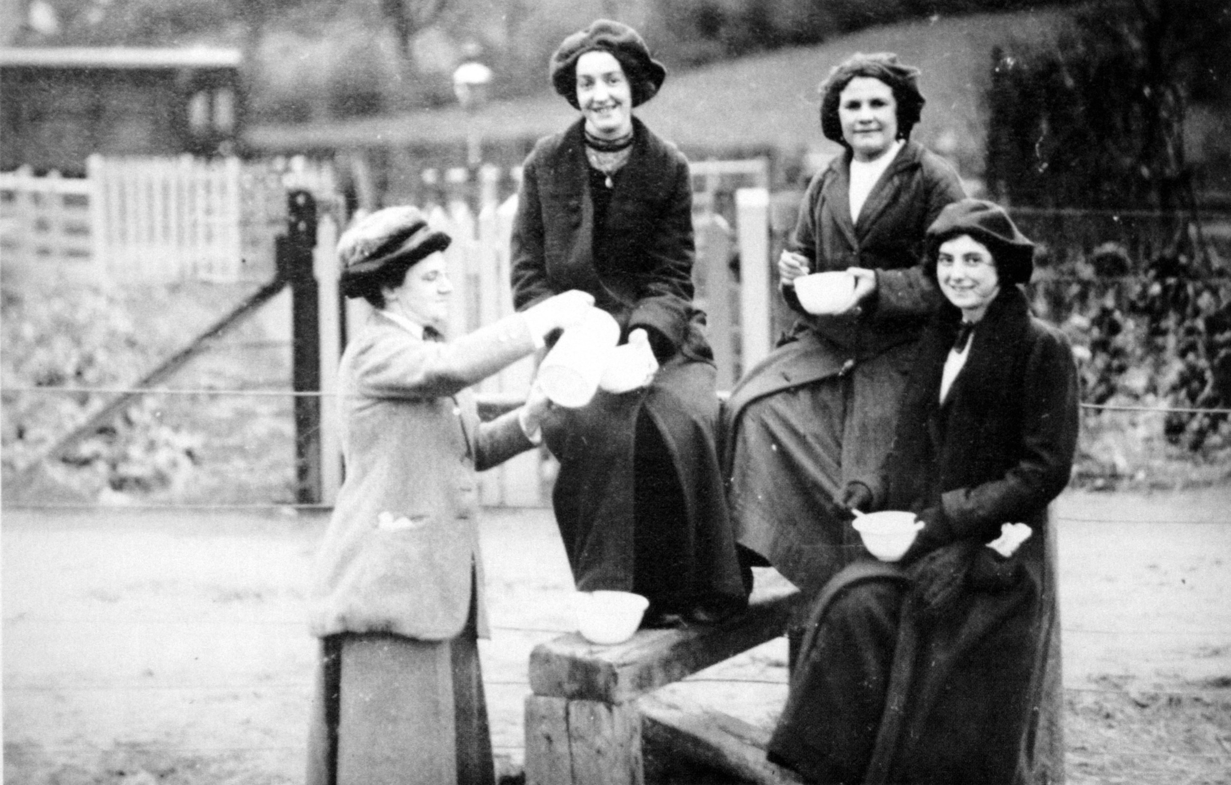 Historically, people have used public footpath stiles as a rest stop, a place to break from the walk for a bowl of soup and sit on the stile like a piece of furniture.