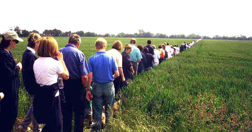 Public Footpaths in England are one of the most fundamental rights of passage that they are enshrined as covenants in ancient county maps. If a public footpath is threatened by development, people go.