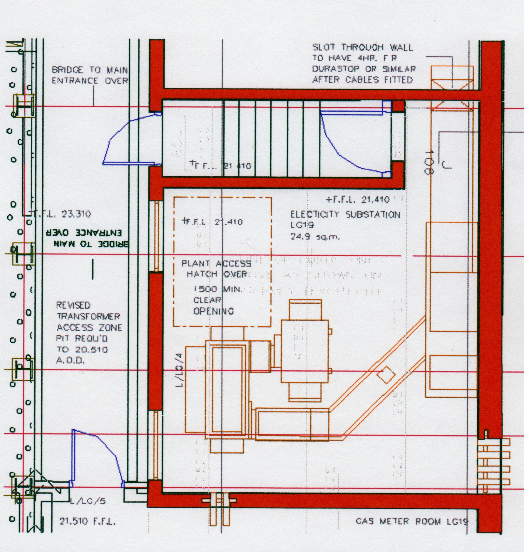 Unforeseen cost- there was not sufficient electric power infrastructure serving the property at Queen Square.