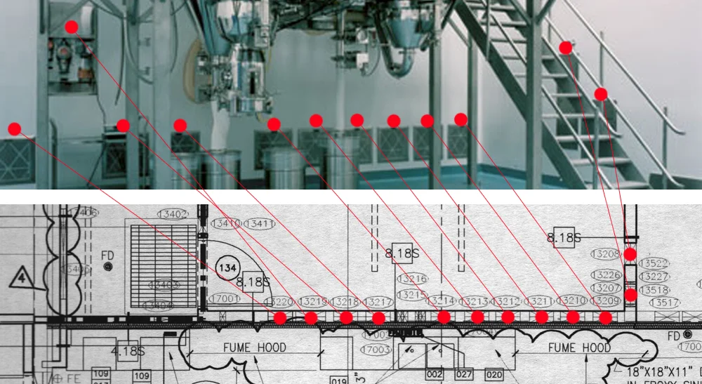 Figure 6: Sample coordination of architectural/ mechanical/ electrical design using BIM