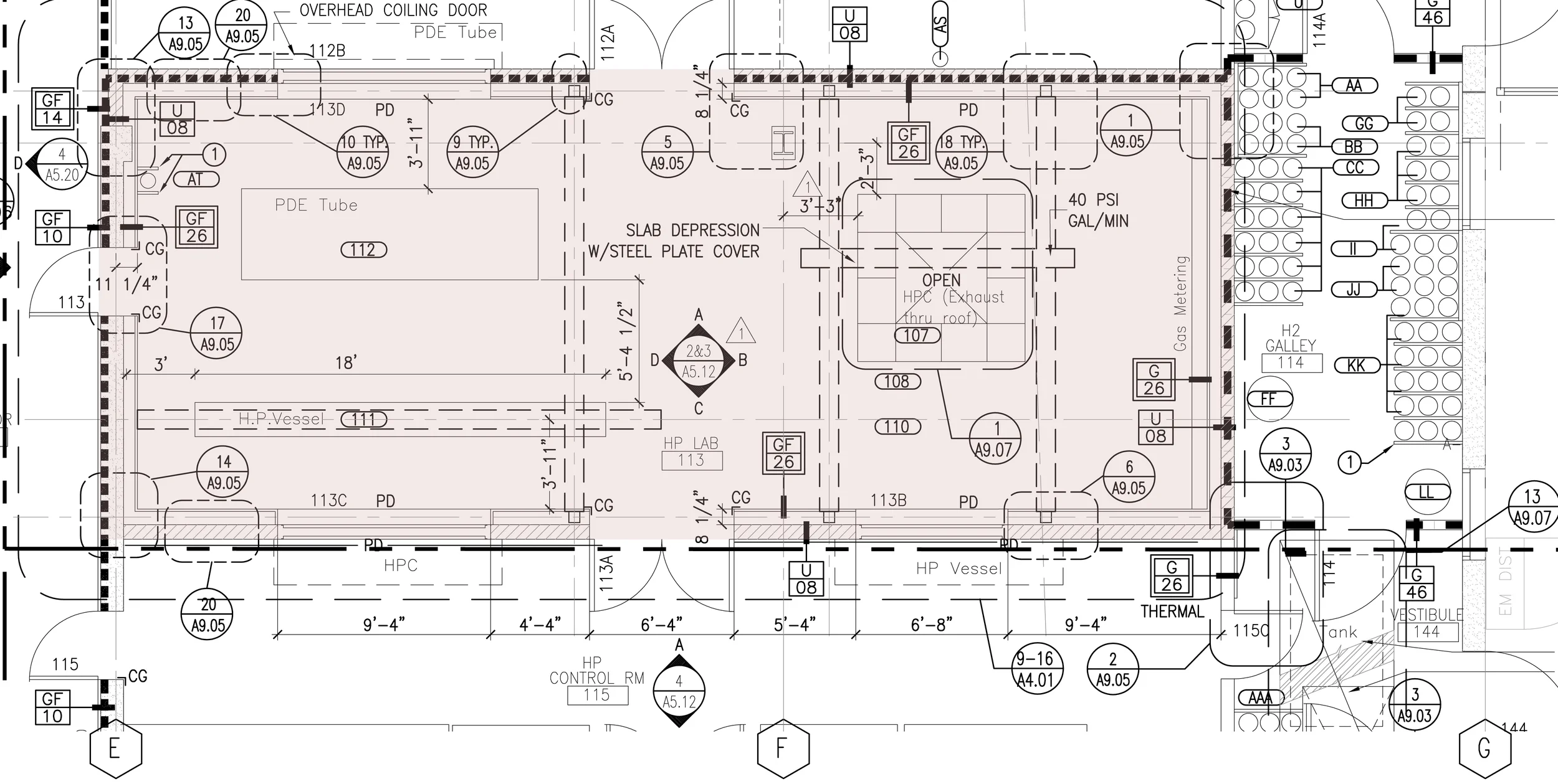 Figure 31: Enlarged Plan of High Pressure Combuster